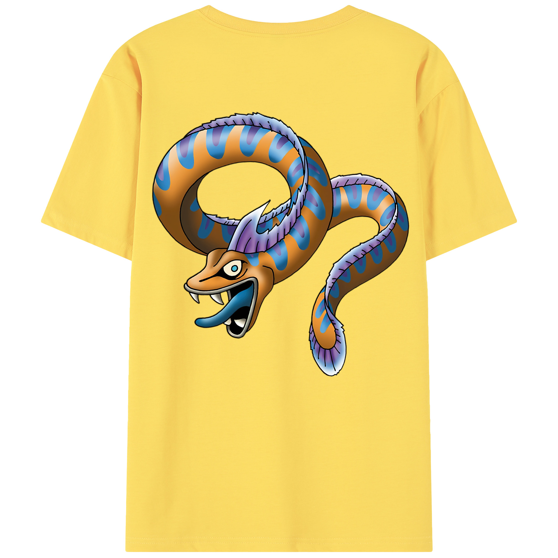 （画像用） ドラゴンクエスト Doragon Kuesuto Dragon Quest 綿100％半袖Tシャツ（背面プリント）