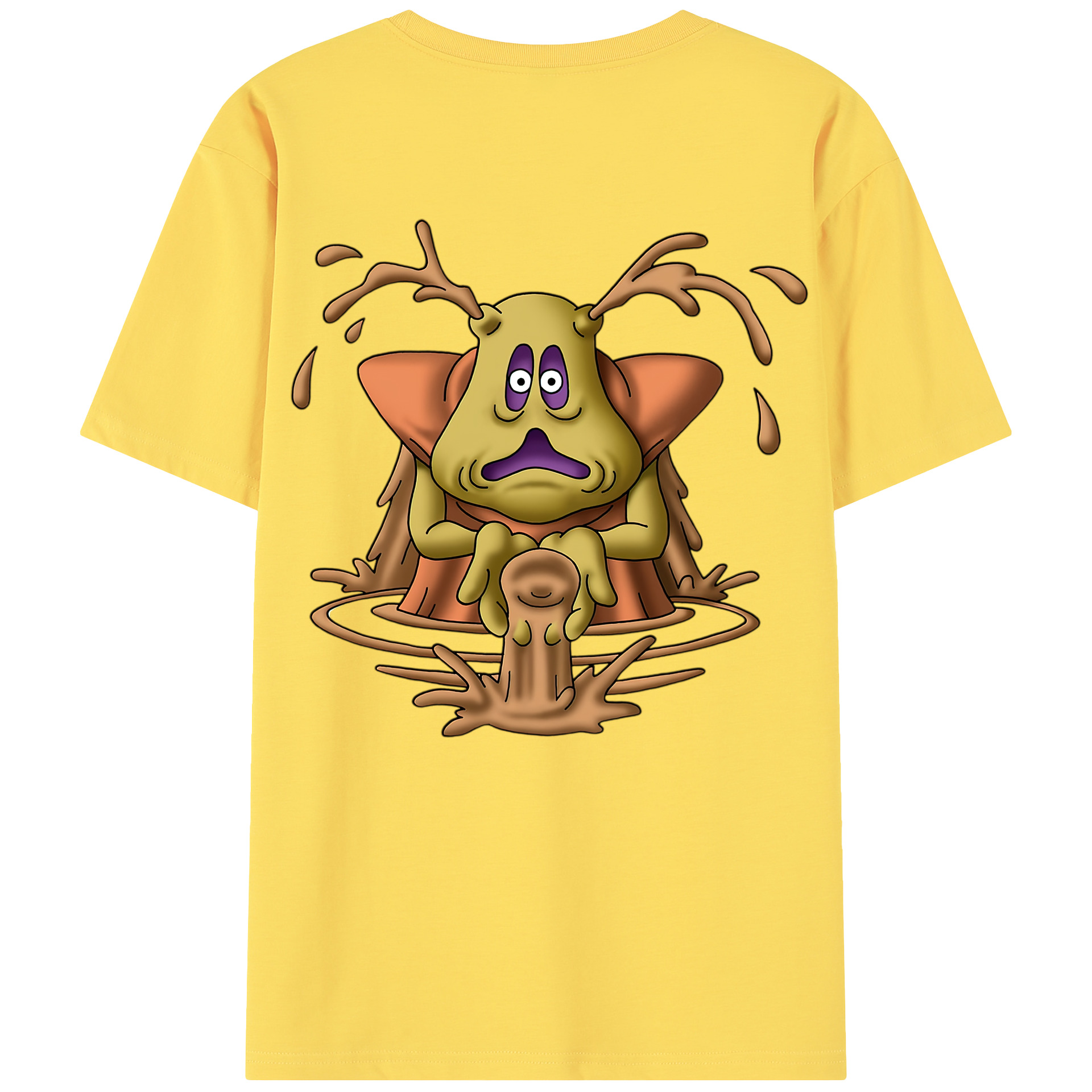 （画像用） ドラゴンクエスト Doragon Kuesuto Dragon Quest 綿100％半袖Tシャツ（背面プリント）