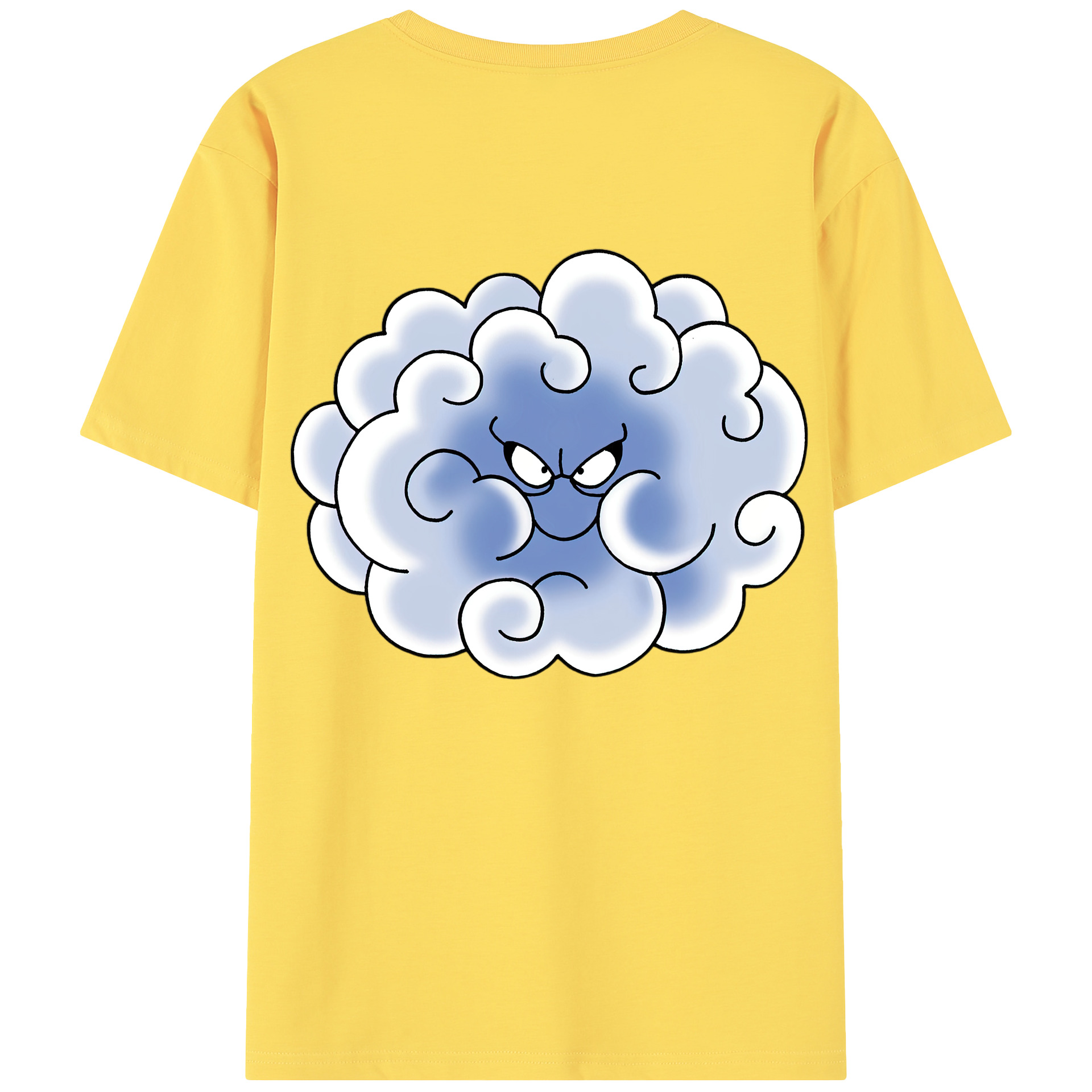 （画像用） ドラゴンクエスト Doragon Kuesuto Dragon Quest 綿100％半袖Tシャツ（背面プリント）