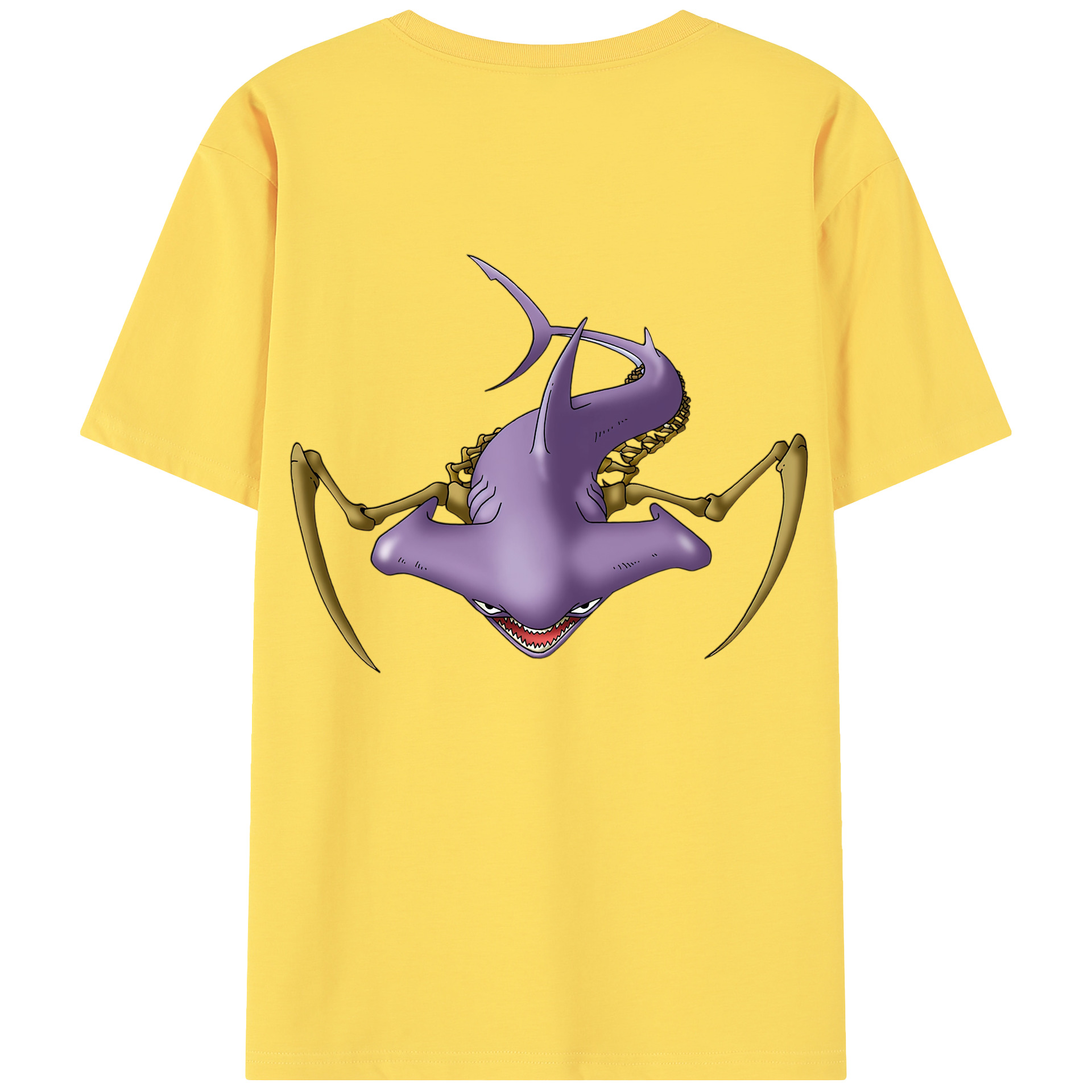 （画像用） ドラゴンクエスト Doragon Kuesuto Dragon Quest 綿100％半袖Tシャツ（背面プリント）