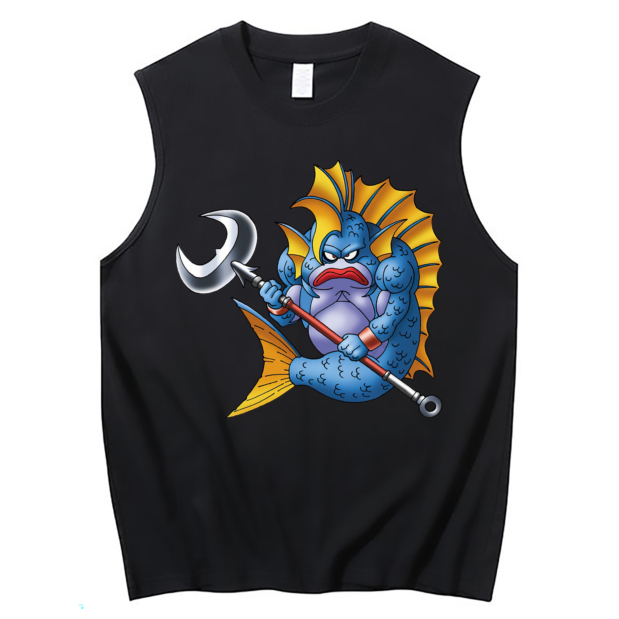 （画像用） ドラゴンクエスト Doragon Kuesuto Dragon Quest コットン100％タンクトップ（フロントプリント）