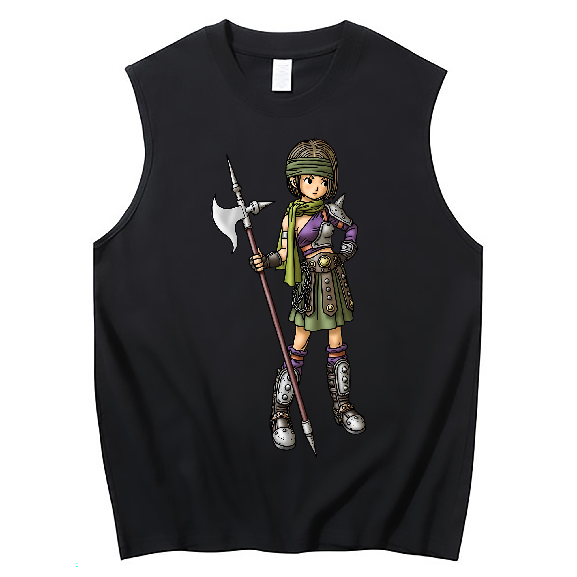 （画像用） ドラゴンクエスト Doragon Kuesuto Dragon Quest コットン100％タンクトップ（フロントプリント）