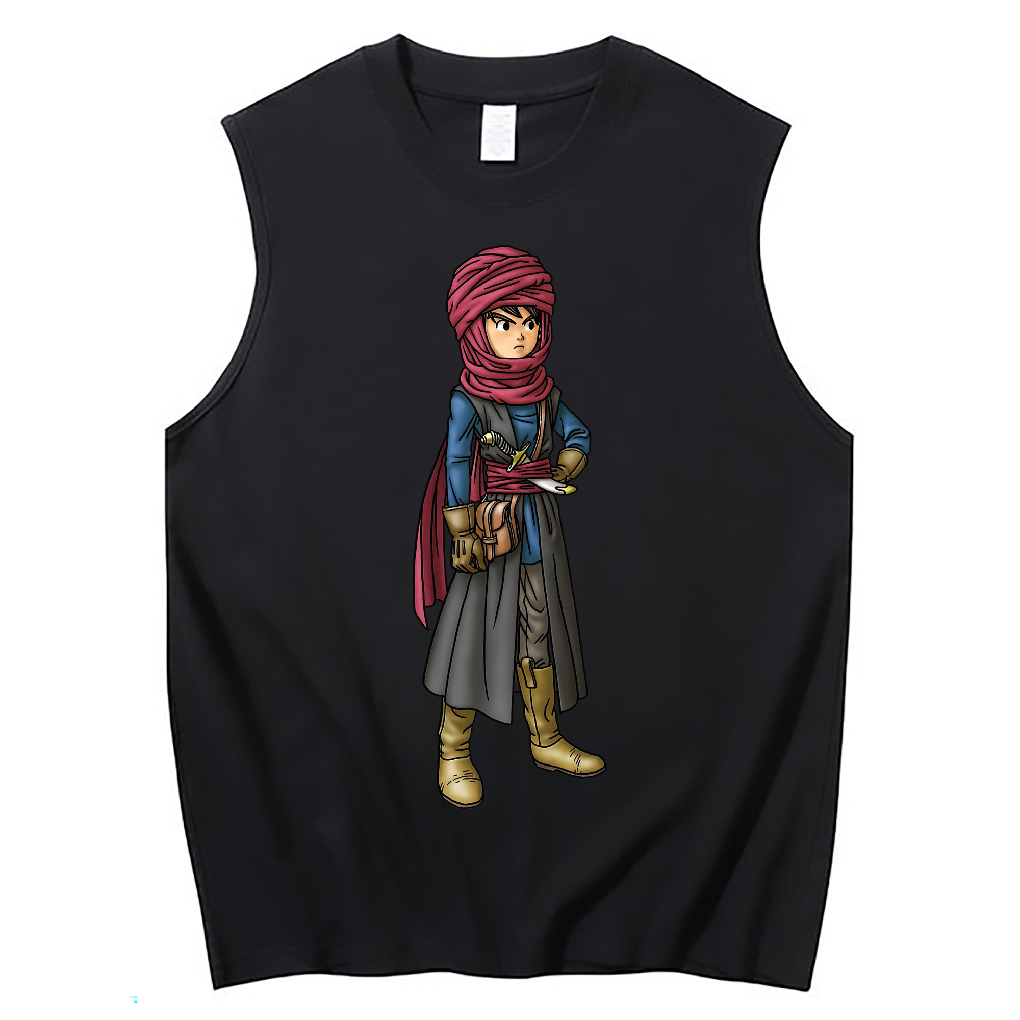 （画像用） ドラゴンクエスト Doragon Kuesuto Dragon Quest コットン100％タンクトップ（フロントプリント）