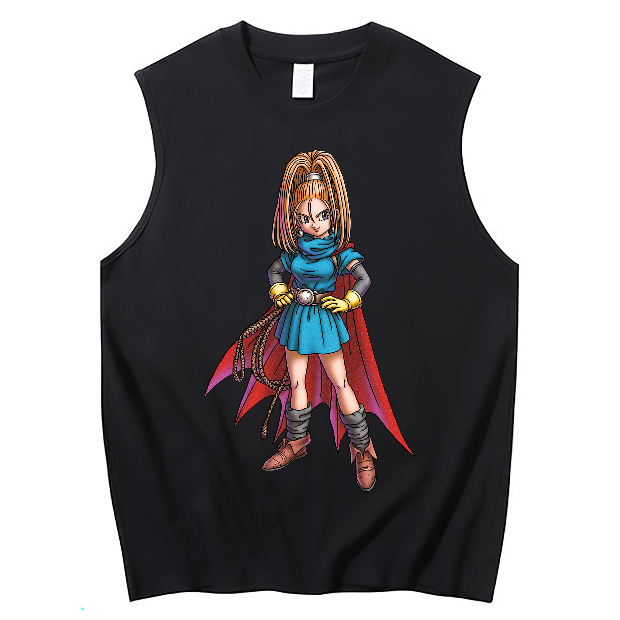 （画像用） ドラゴンクエスト Doragon Kuesuto Dragon Quest コットン100％タンクトップ（フロントプリント）