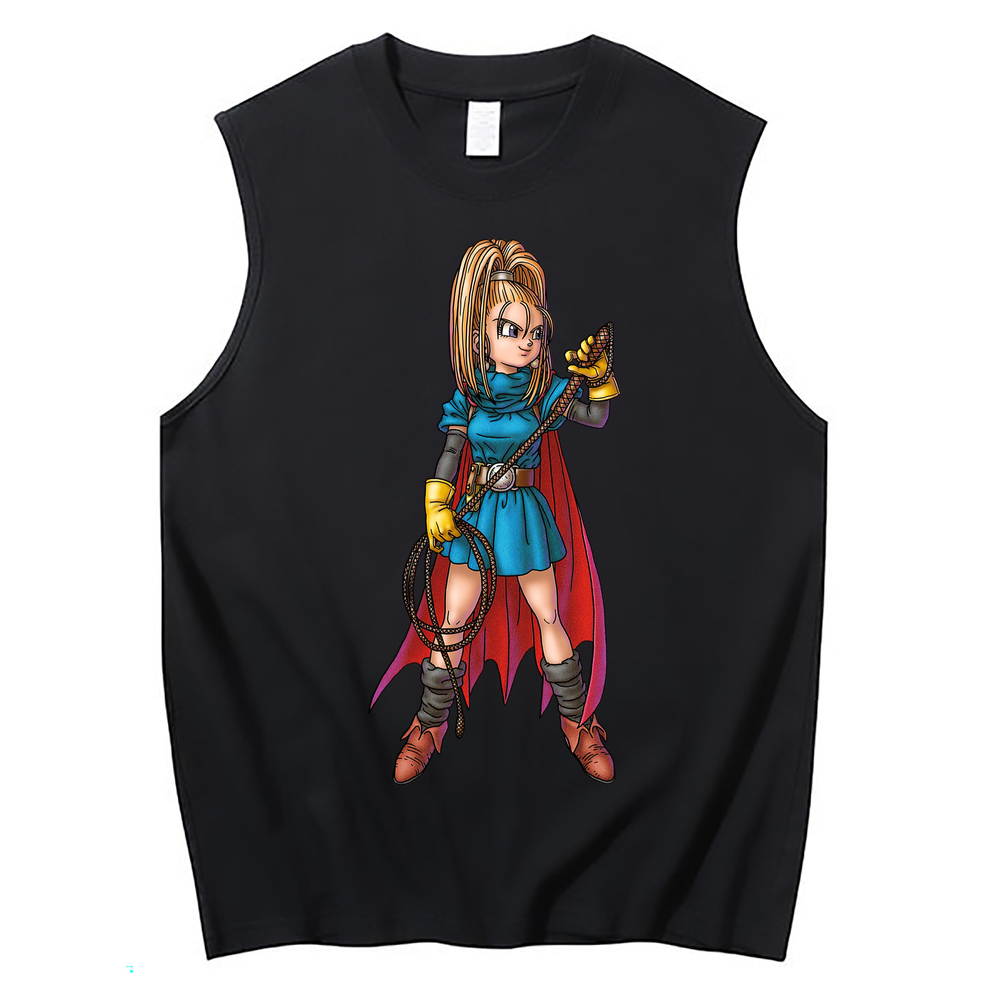 （画像用） ドラゴンクエスト Doragon Kuesuto Dragon Quest コットン100％タンクトップ（フロントプリント）