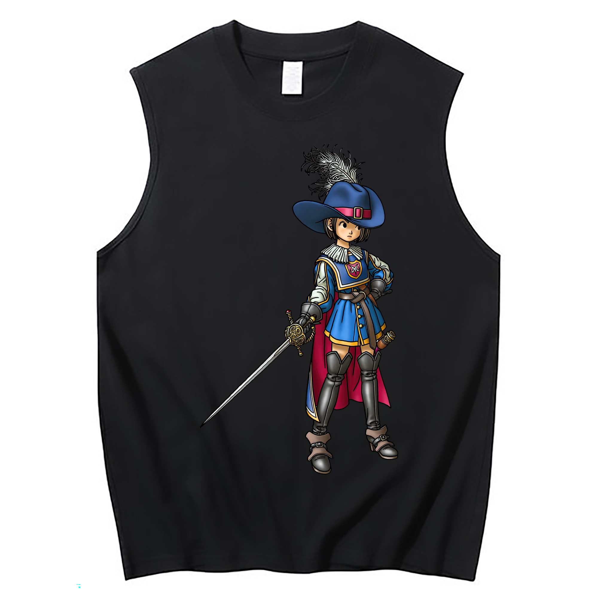 （画像用） ドラゴンクエスト Doragon Kuesuto Dragon Quest コットン100％タンクトップ（フロントプリント）