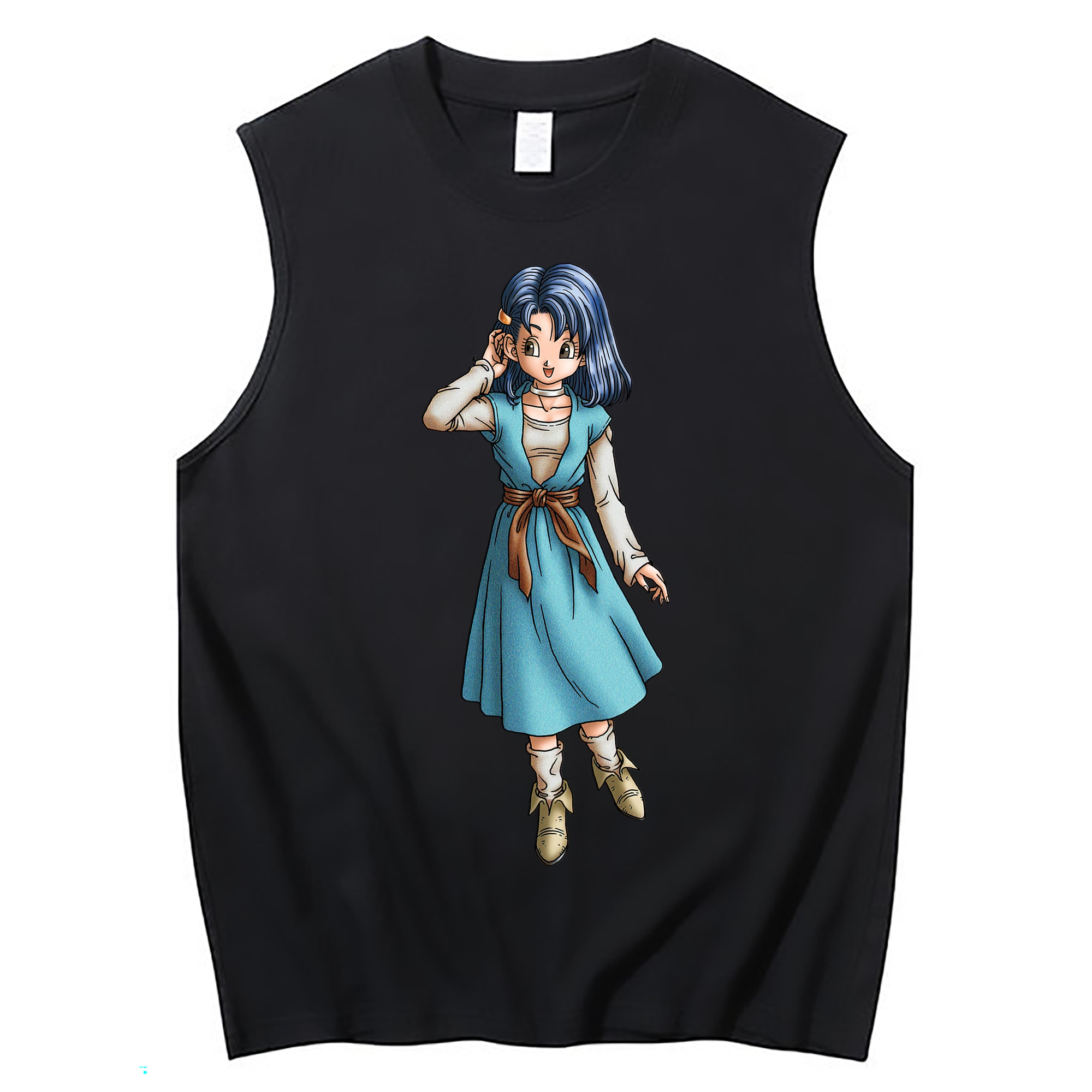 （画像用） ドラゴンクエスト Doragon Kuesuto Dragon Quest コットン100％タンクトップ（フロントプリント）