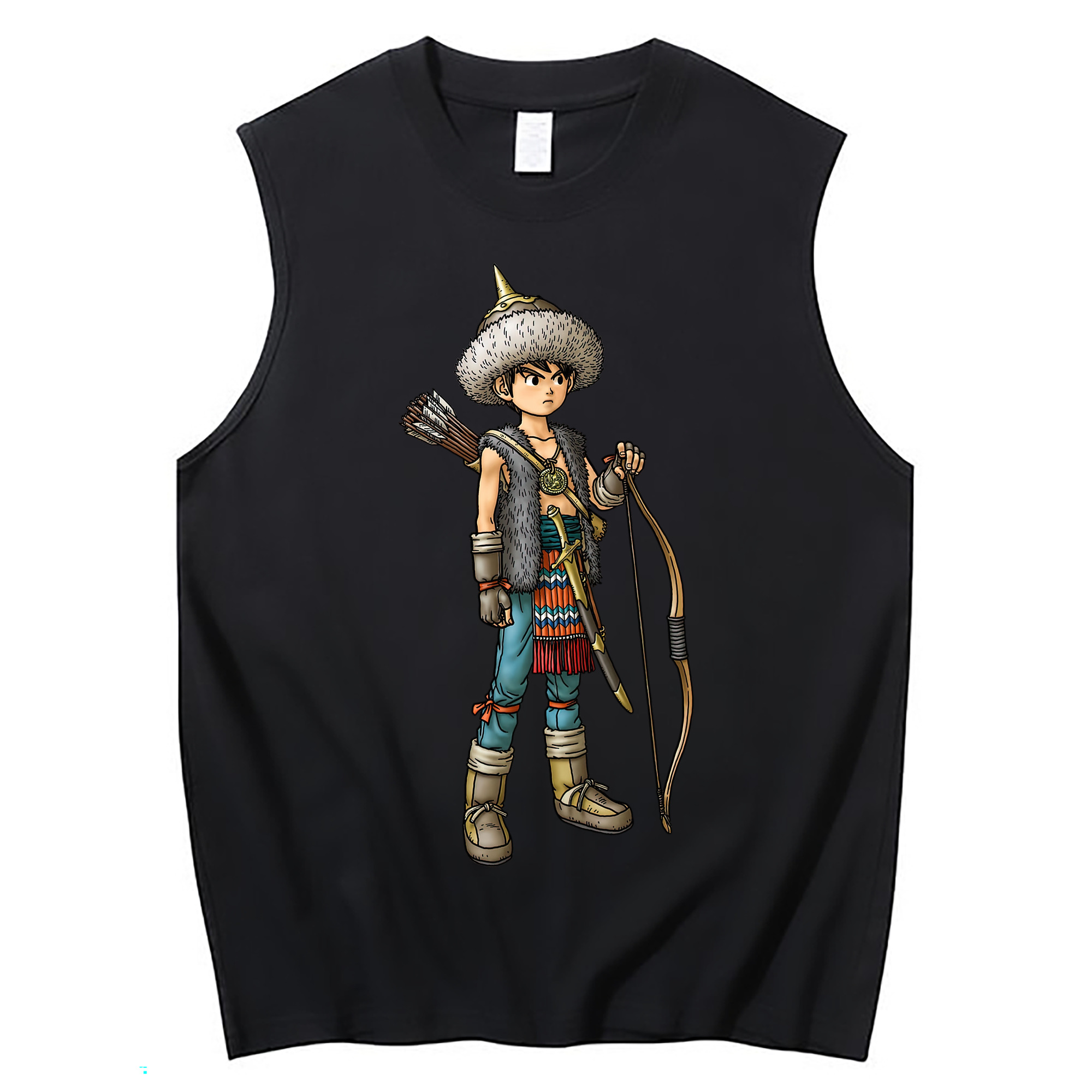 （画像用） ドラゴンクエスト Doragon Kuesuto Dragon Quest コットン100％タンクトップ（フロントプリント）