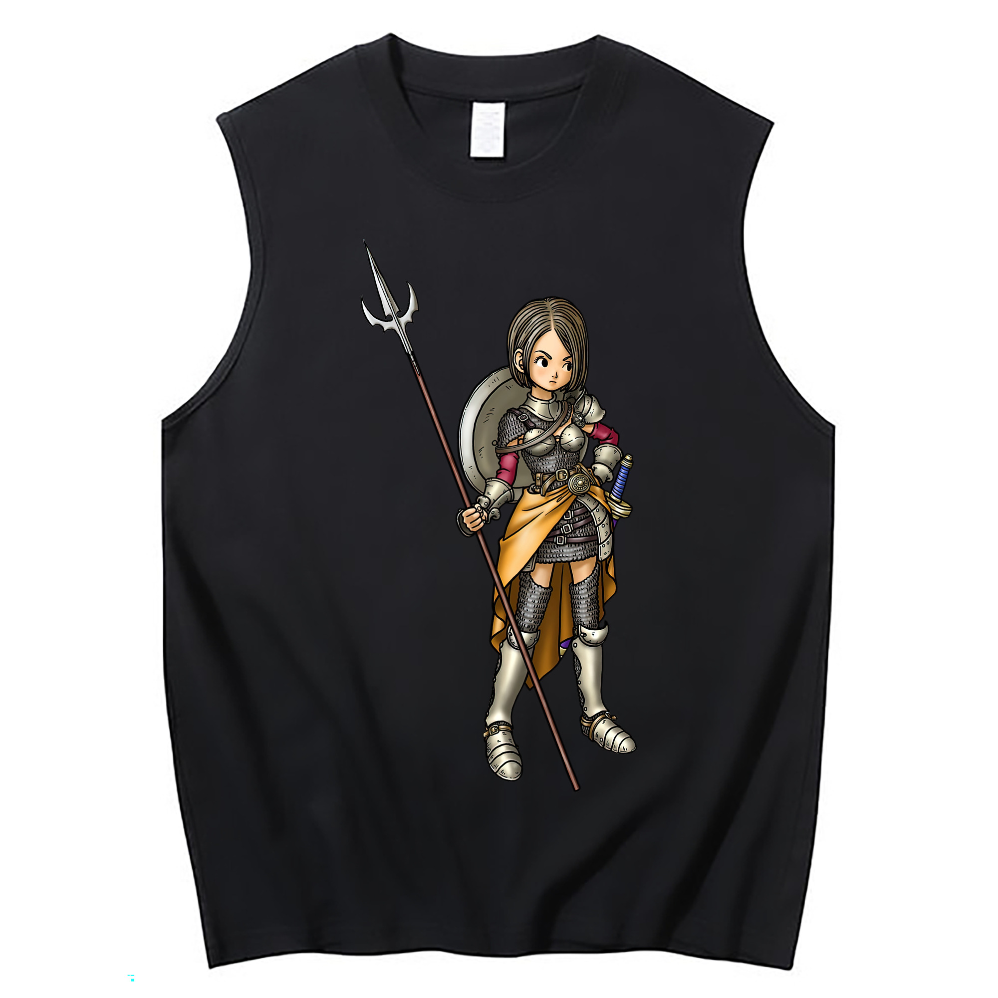 （画像用） ドラゴンクエスト Doragon Kuesuto Dragon Quest コットン100％タンクトップ（フロントプリント）