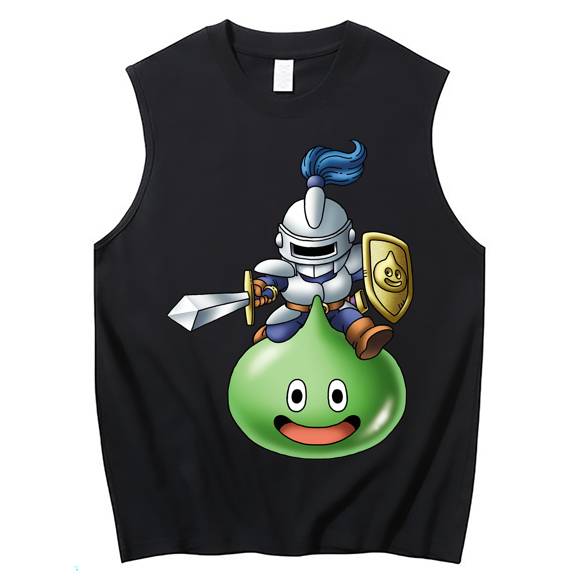 （画像用） ドラゴンクエスト Doragon Kuesuto Dragon Quest コットン100％タンクトップ（フロントプリント）