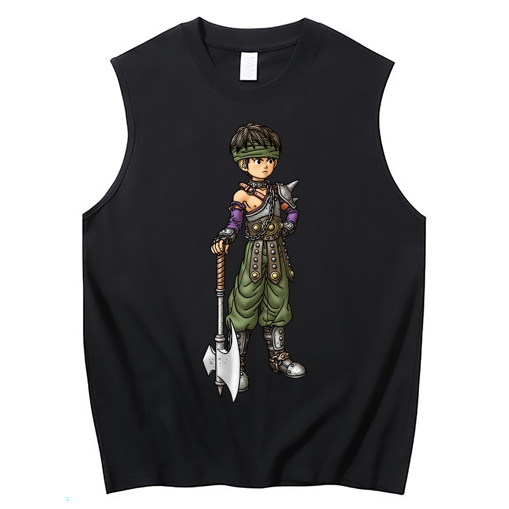 （画像用） ドラゴンクエスト Doragon Kuesuto Dragon Quest コットン100％タンクトップ（フロントプリント）