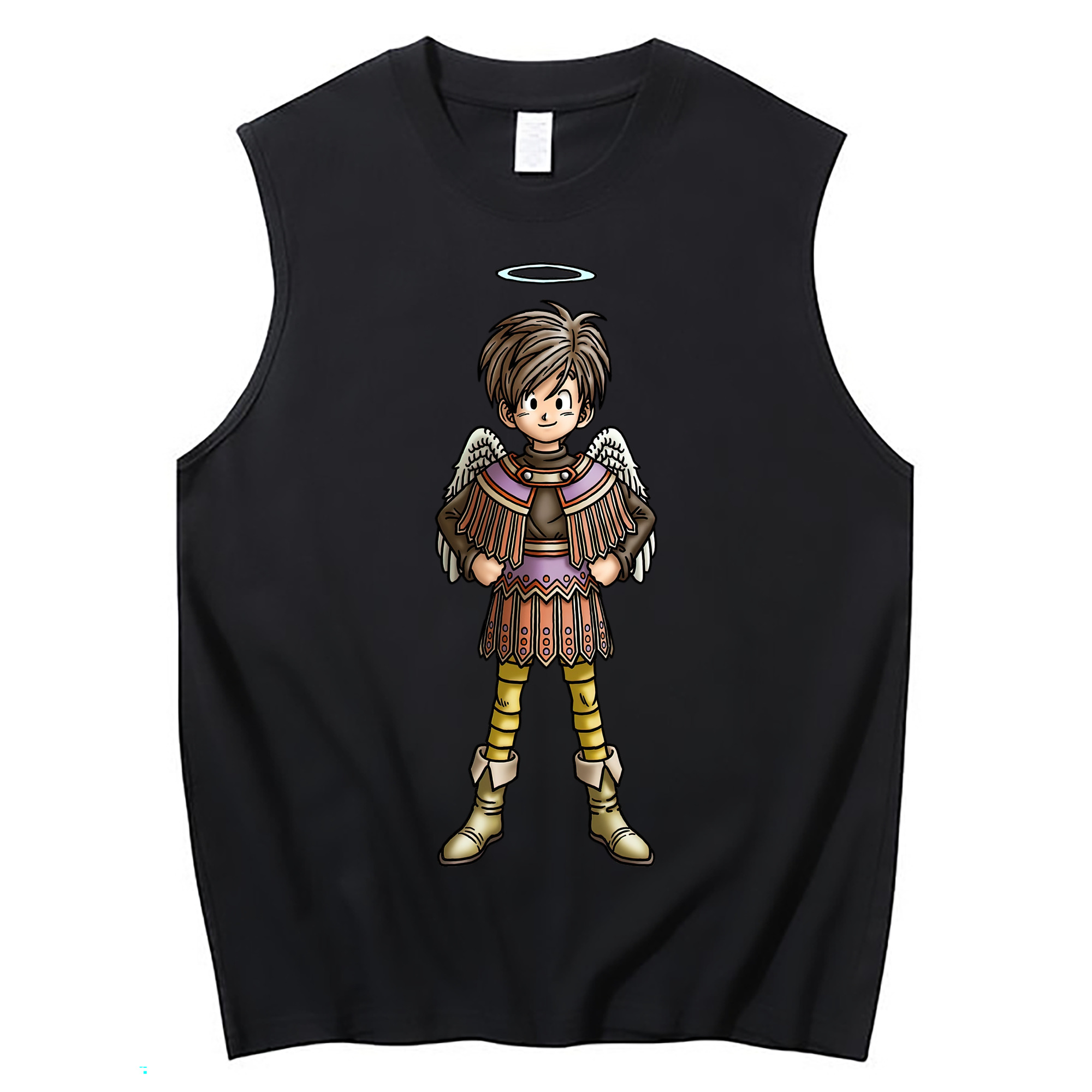 （画像用） ドラゴンクエスト Doragon Kuesuto Dragon Quest コットン100％タンクトップ（フロントプリント）