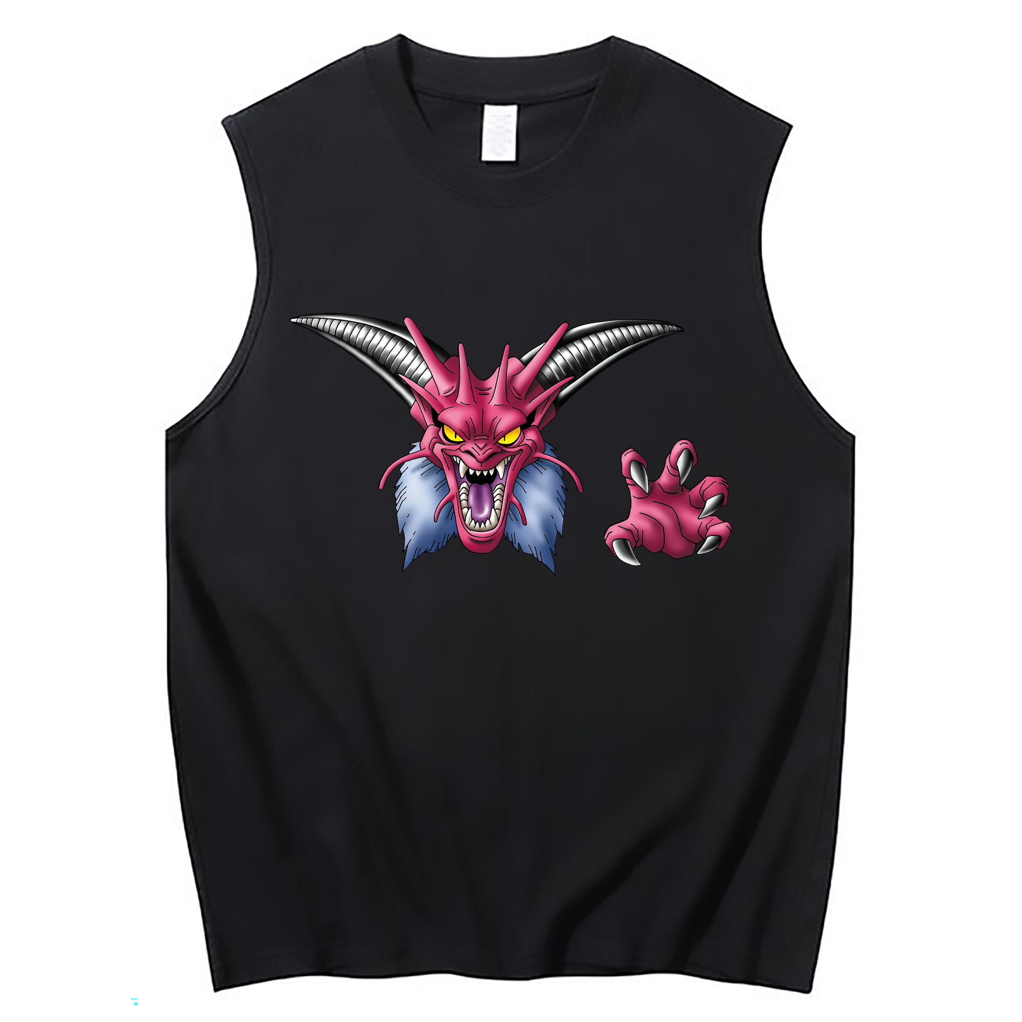 （画像用） ドラゴンクエスト Doragon Kuesuto Dragon Quest コットン100％タンクトップ（フロントプリント）