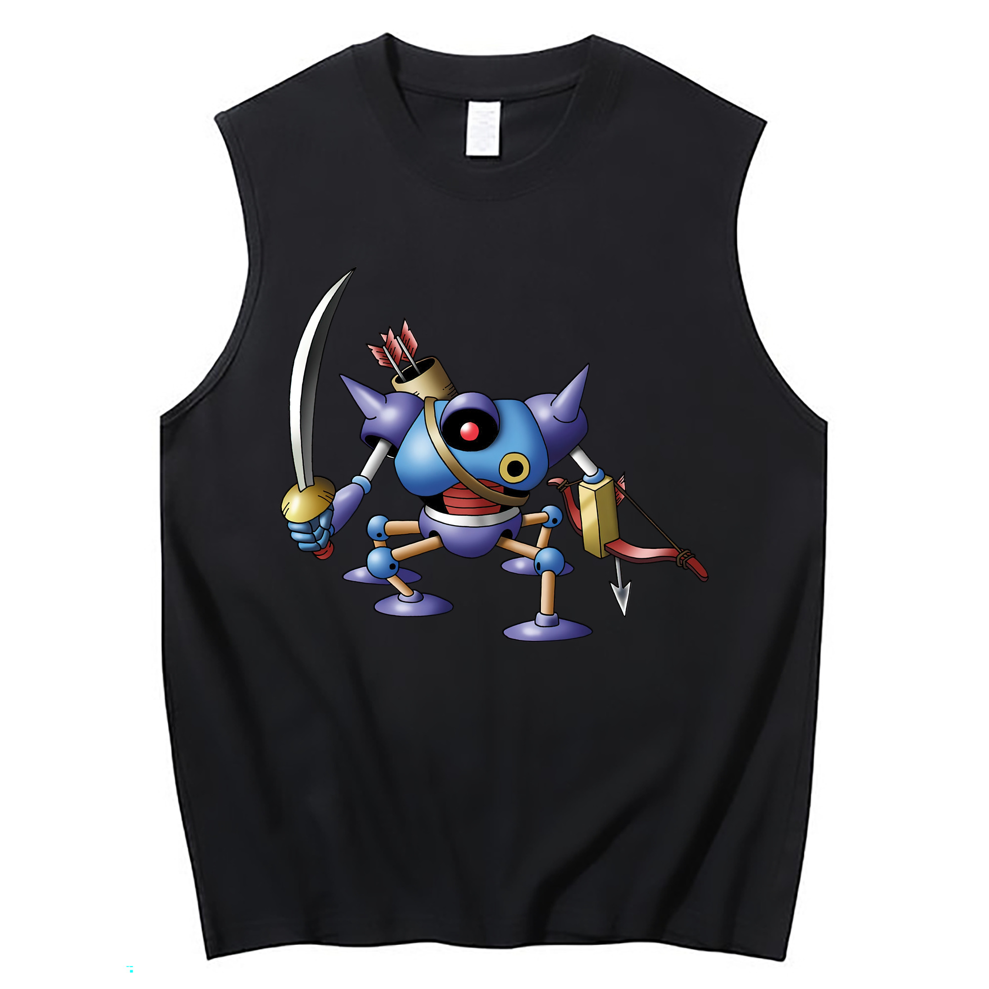 （画像用） ドラゴンクエスト Doragon Kuesuto Dragon Quest コットン100％タンクトップ（フロントプリント）