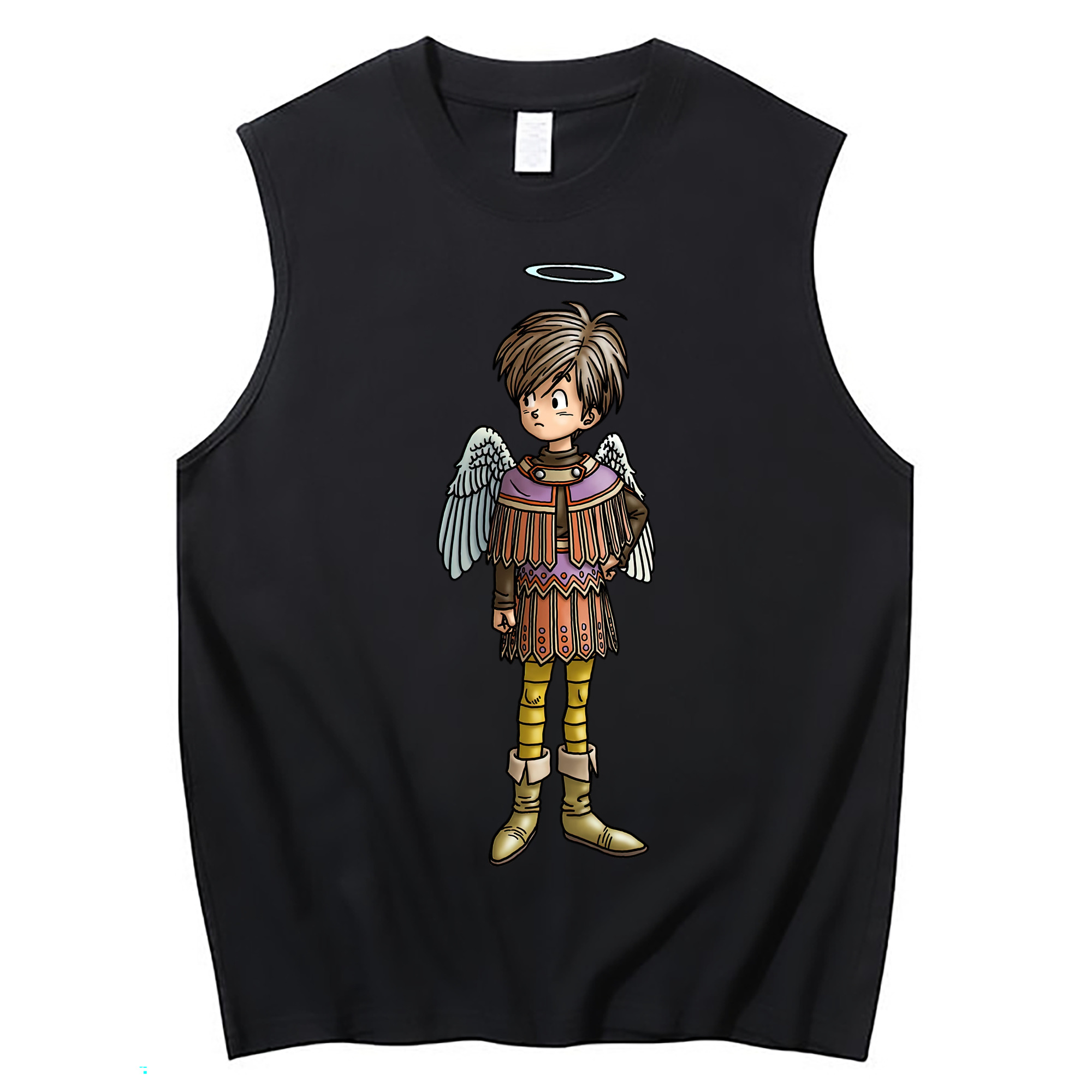 （画像用） ドラゴンクエスト Doragon Kuesuto Dragon Quest コットン100％タンクトップ（フロントプリント）