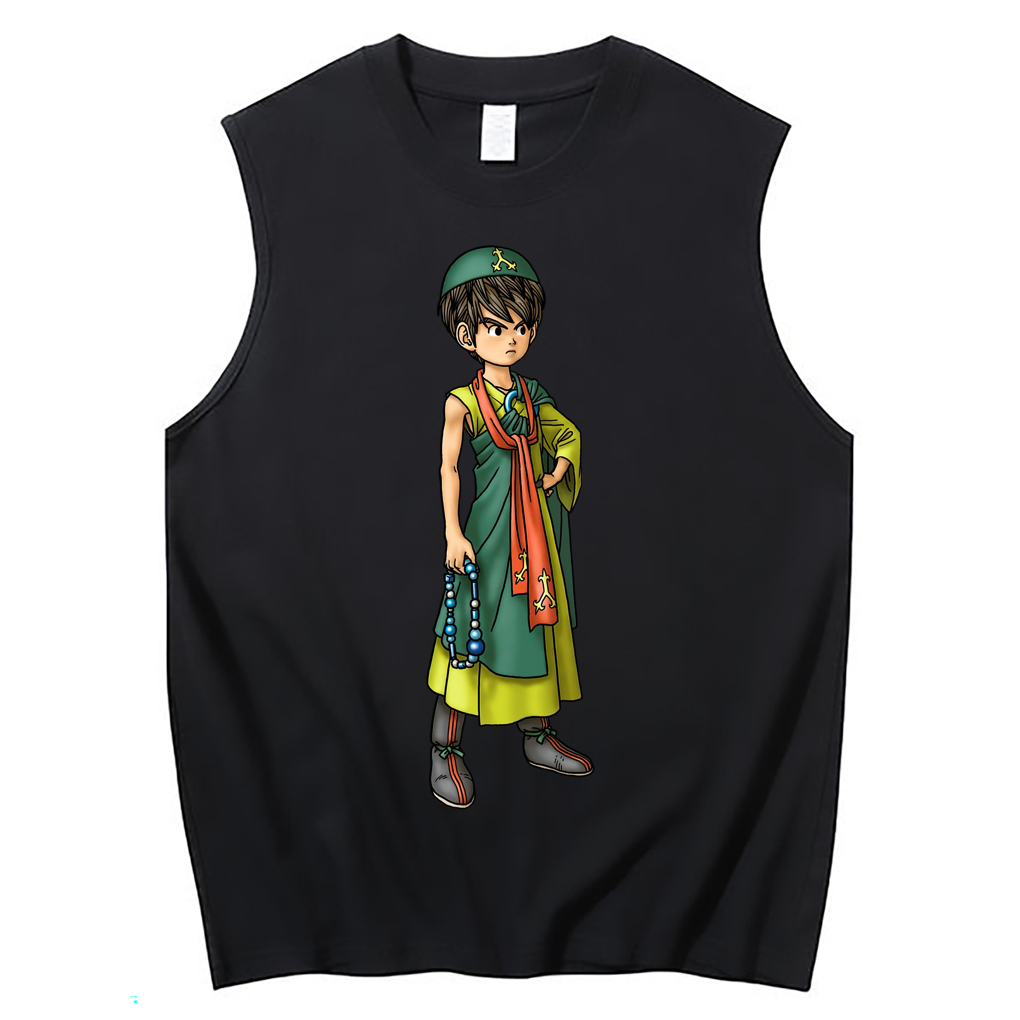 （画像用） ドラゴンクエスト Doragon Kuesuto Dragon Quest コットン100％タンクトップ（フロントプリント）