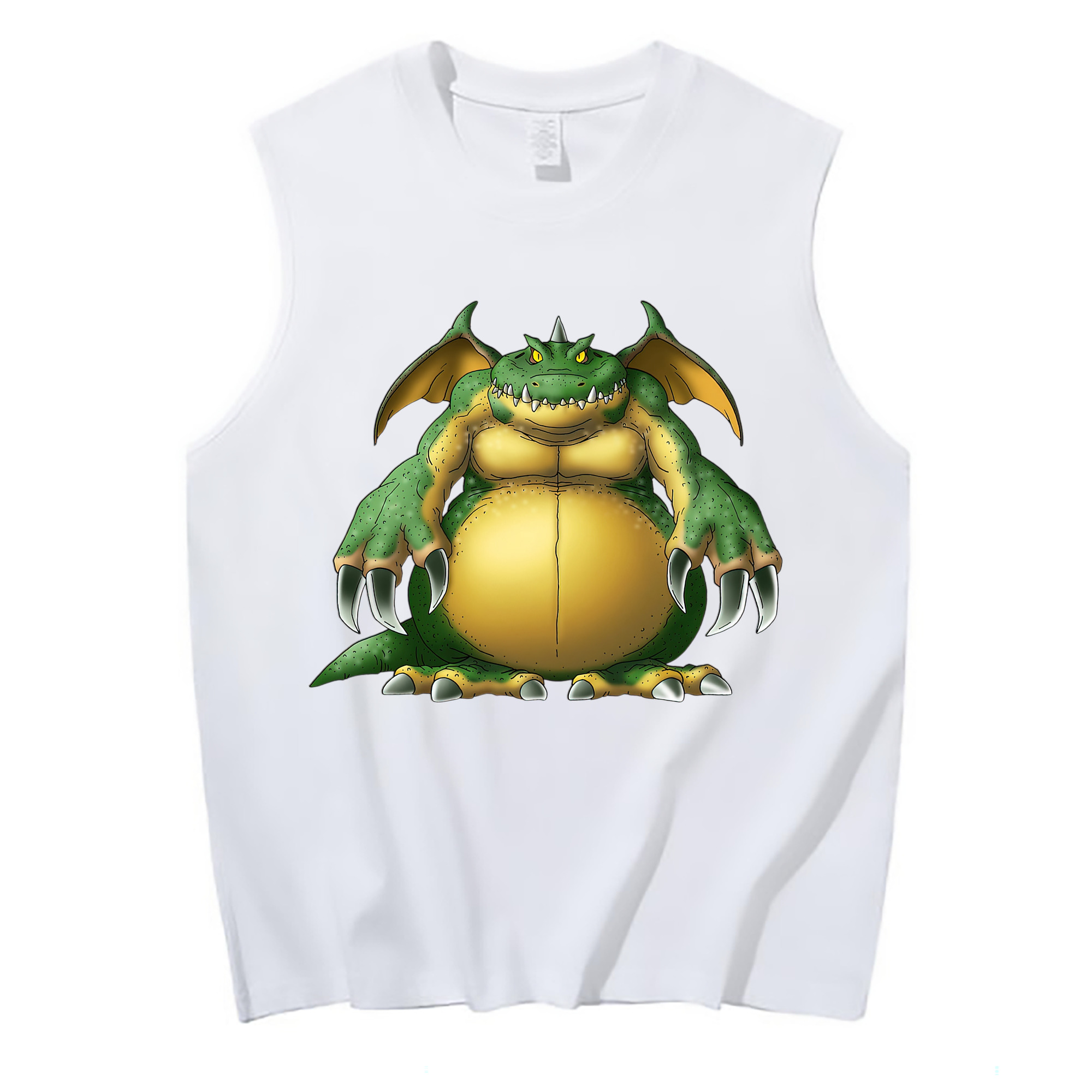 （画像用） ドラゴンクエスト Doragon Kuesuto Dragon Quest コットン100％タンクトップ（フロントプリント）