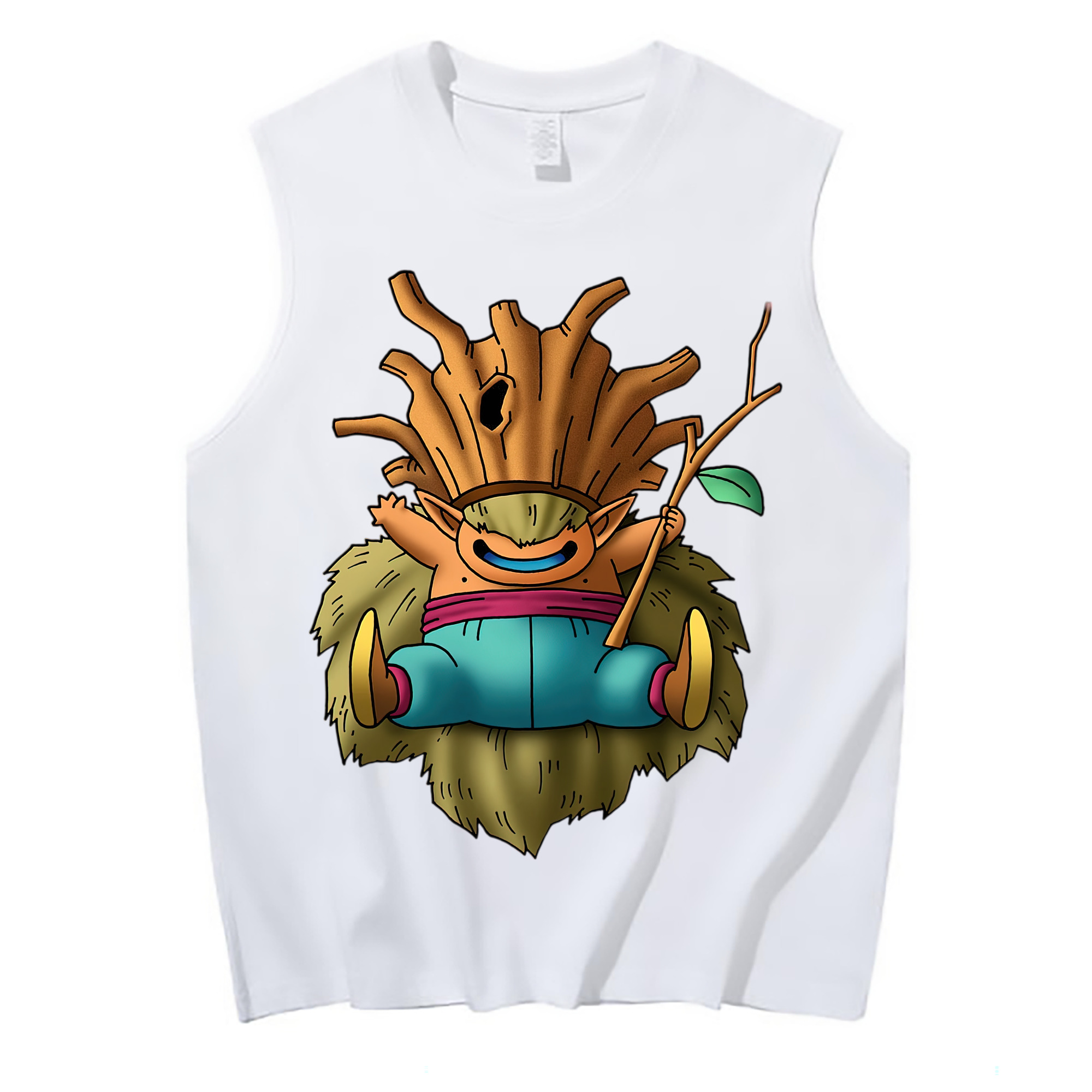 （画像用） ドラゴンクエスト Doragon Kuesuto Dragon Quest コットン100％タンクトップ（フロントプリント）