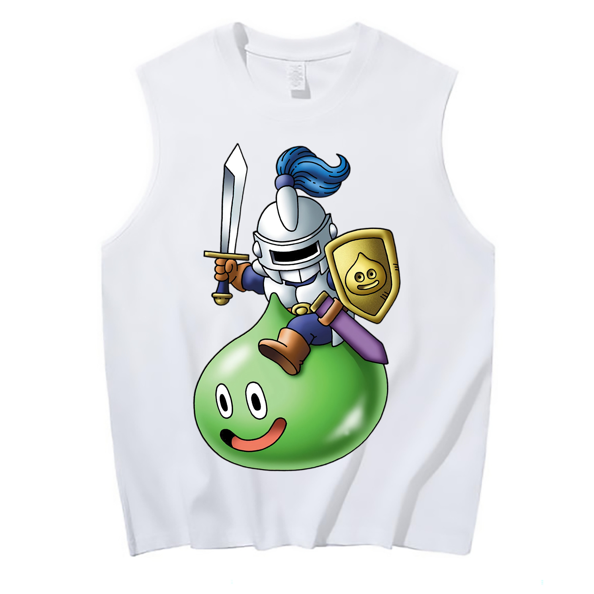 （画像用） ドラゴンクエスト Doragon Kuesuto Dragon Quest コットン100％タンクトップ（フロントプリント）