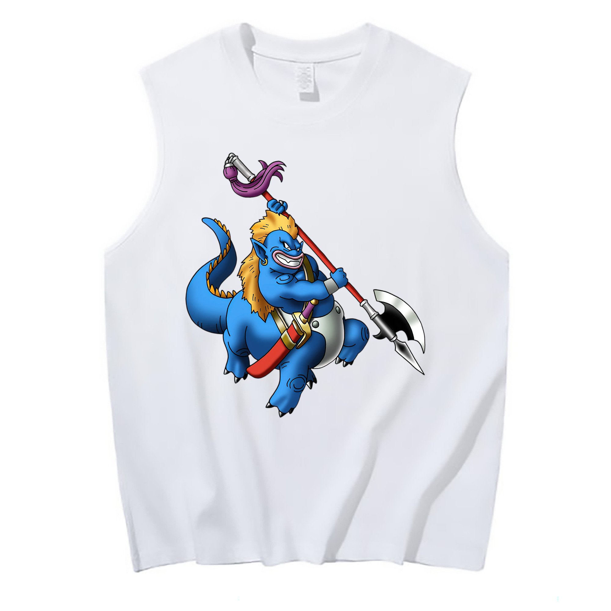 （画像用） ドラゴンクエスト Doragon Kuesuto Dragon Quest コットン100％タンクトップ（フロントプリント）