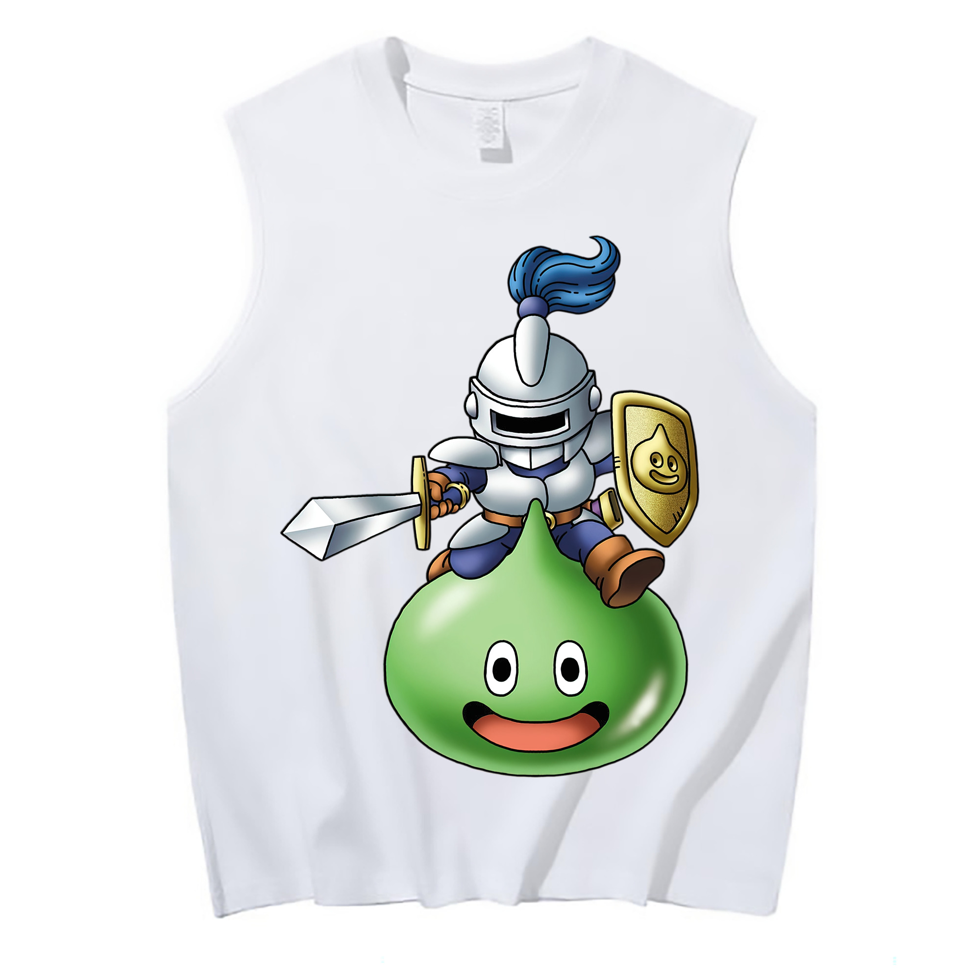 （画像用） ドラゴンクエスト Doragon Kuesuto Dragon Quest コットン100％タンクトップ（フロントプリント）