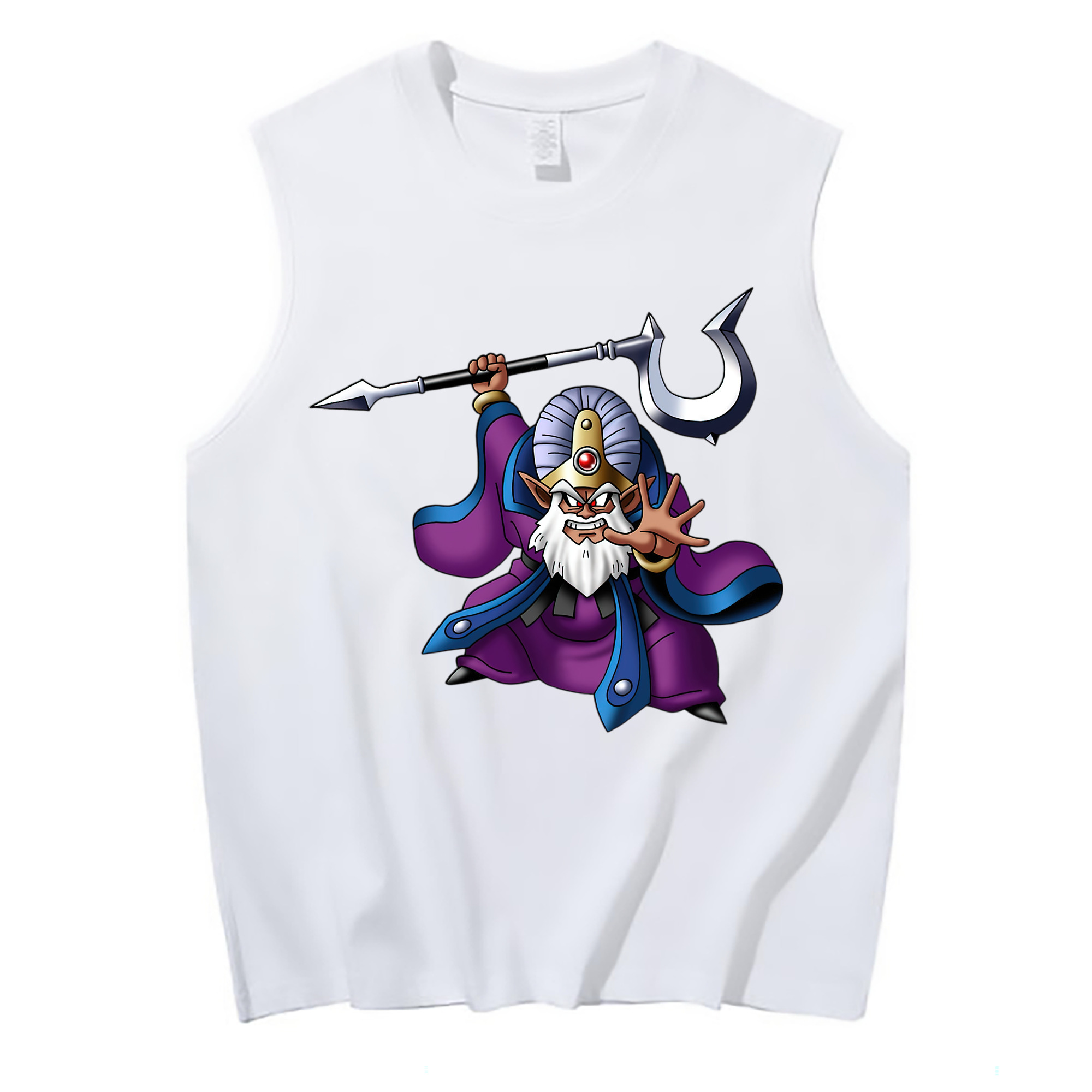 （画像用） ドラゴンクエスト Doragon Kuesuto Dragon Quest コットン100％タンクトップ（フロントプリント）
