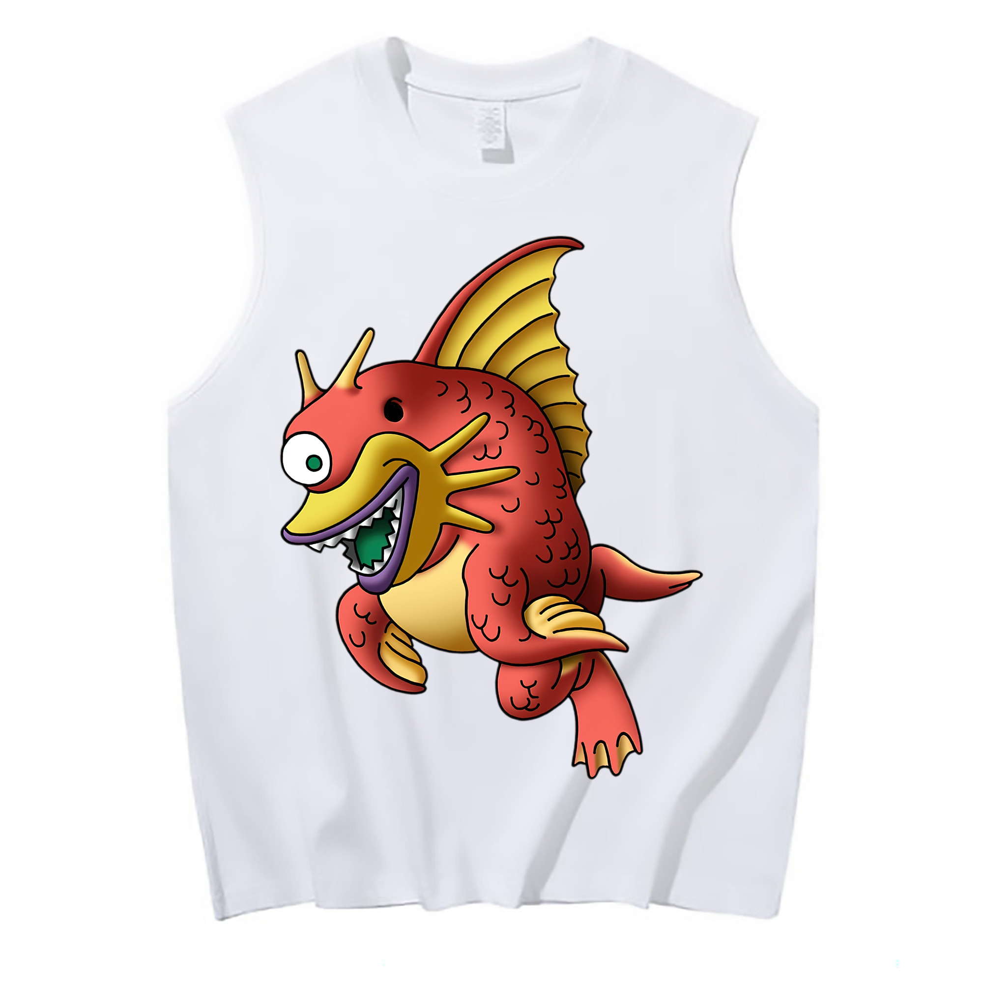 （画像用） ドラゴンクエスト Doragon Kuesuto Dragon Quest コットン100％タンクトップ（フロントプリント）