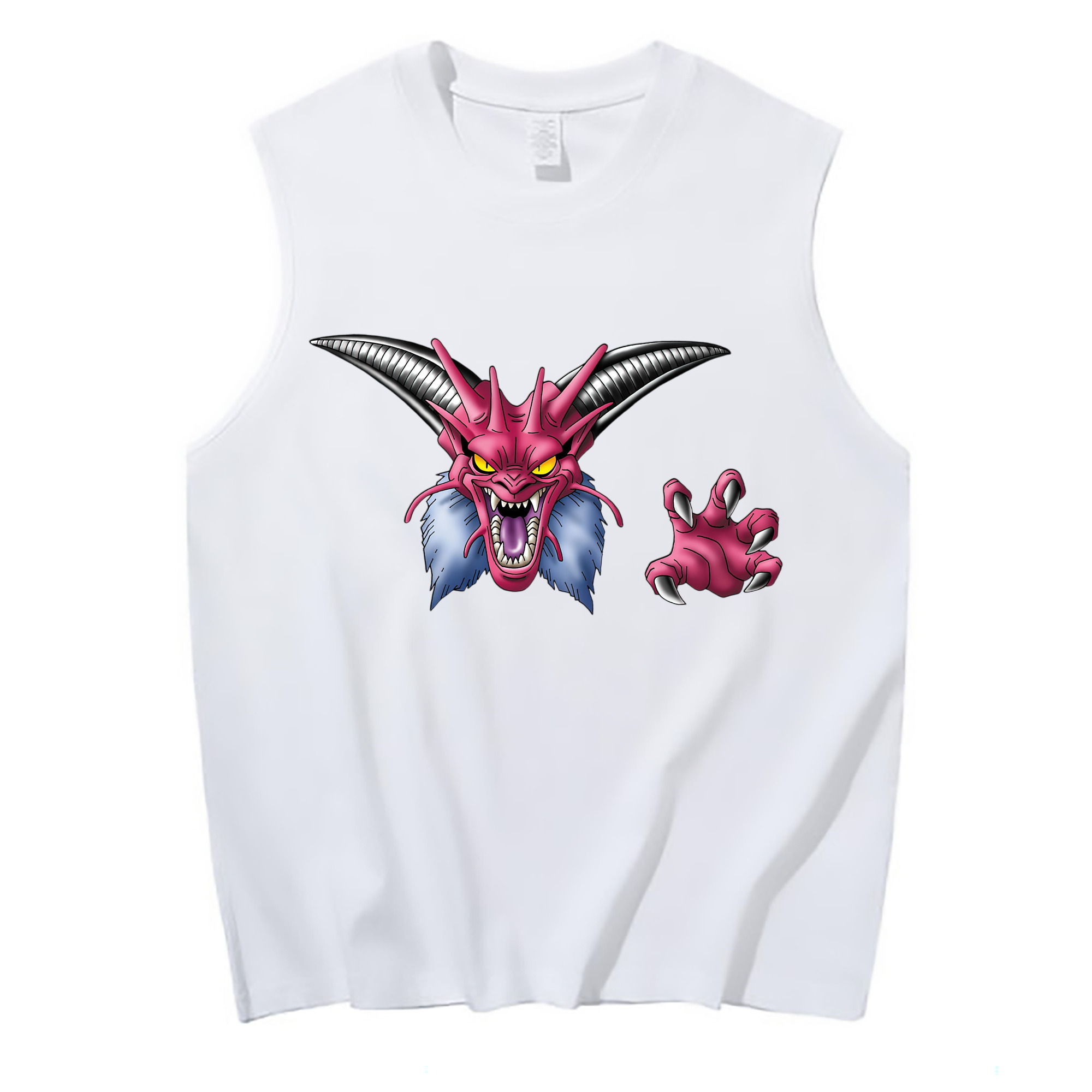 （画像用） ドラゴンクエスト Doragon Kuesuto Dragon Quest コットン100％タンクトップ（フロントプリント）