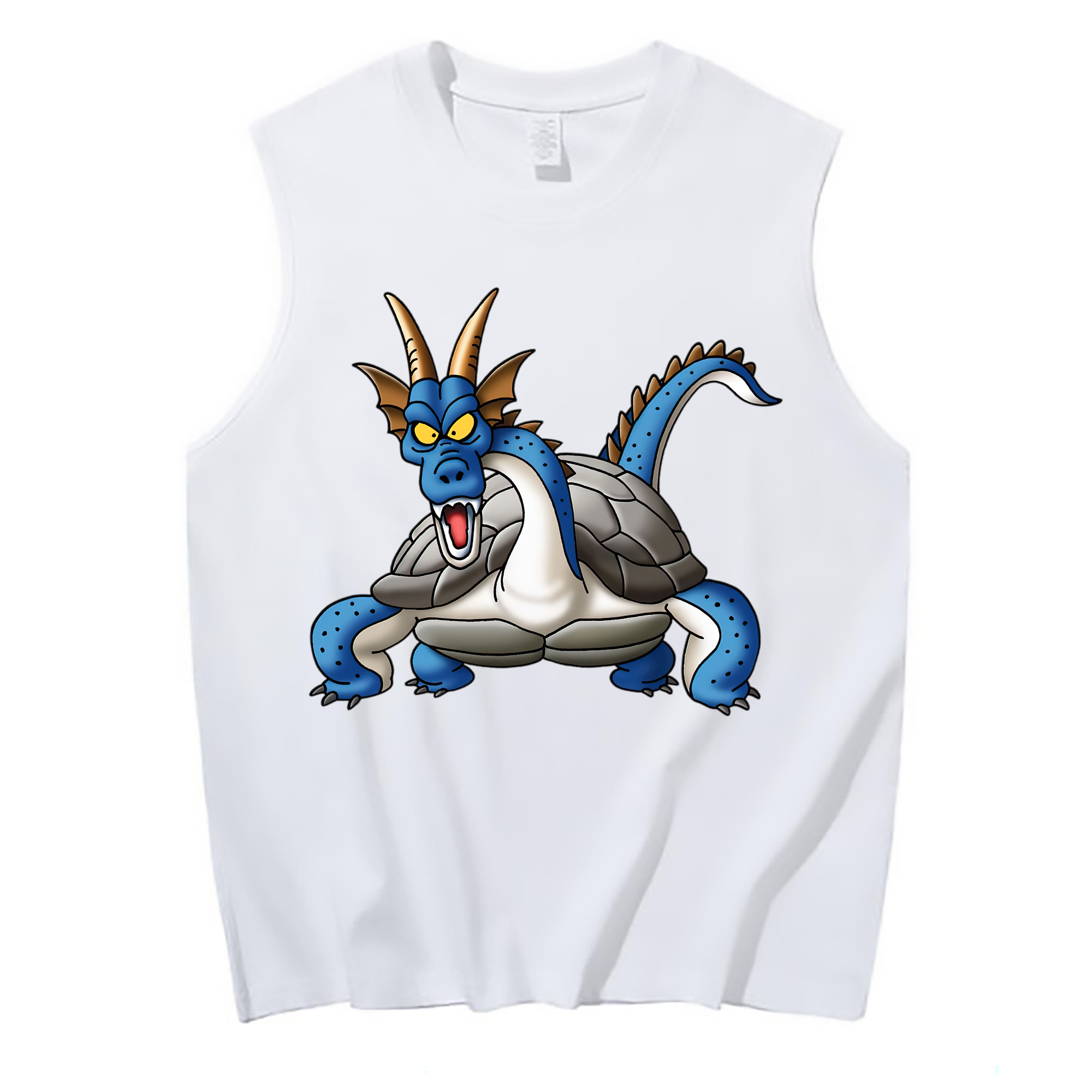 （画像用） ドラゴンクエスト Doragon Kuesuto Dragon Quest コットン100％タンクトップ（フロントプリント）