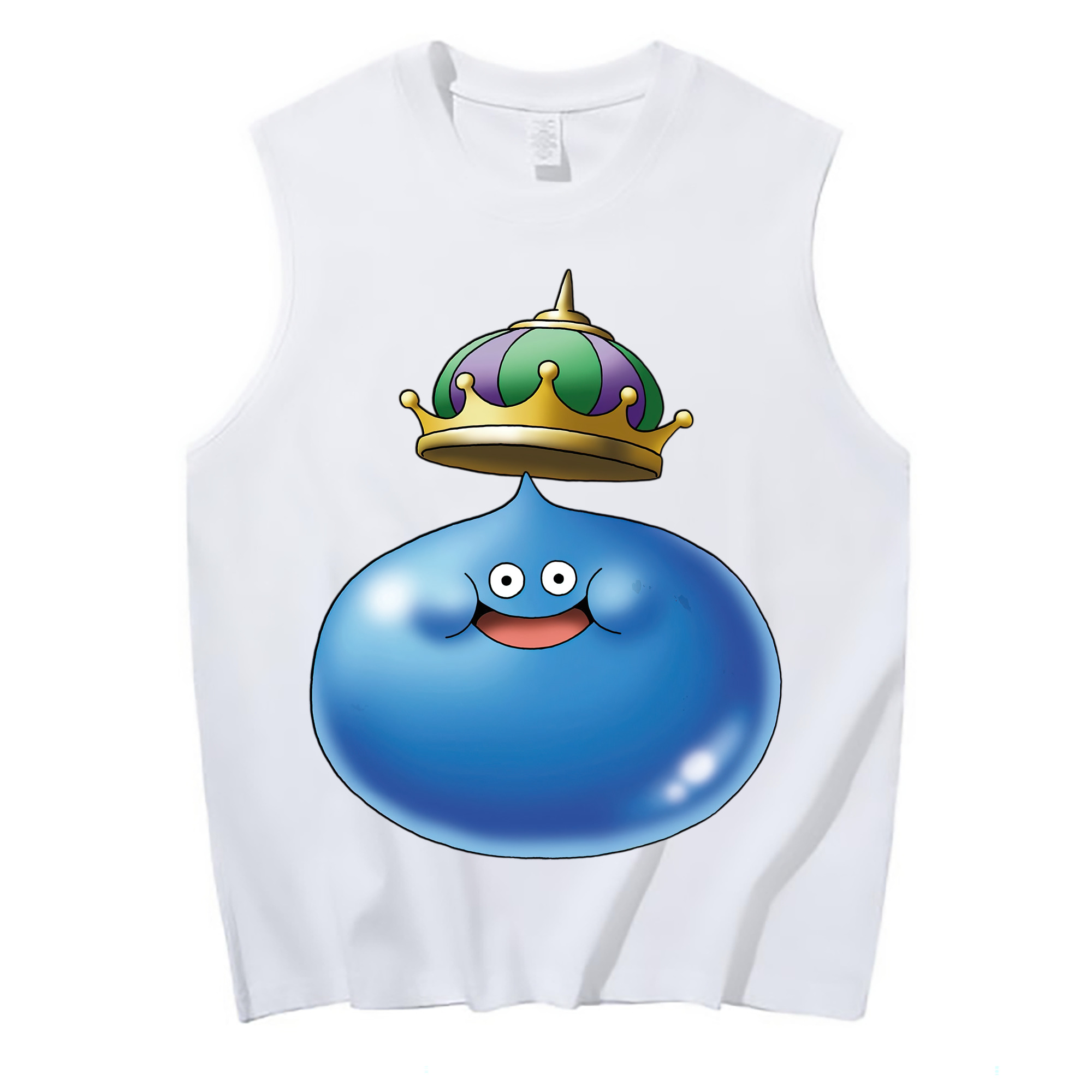 （画像用） ドラゴンクエスト Doragon Kuesuto Dragon Quest コットン100％タンクトップ（フロントプリント）