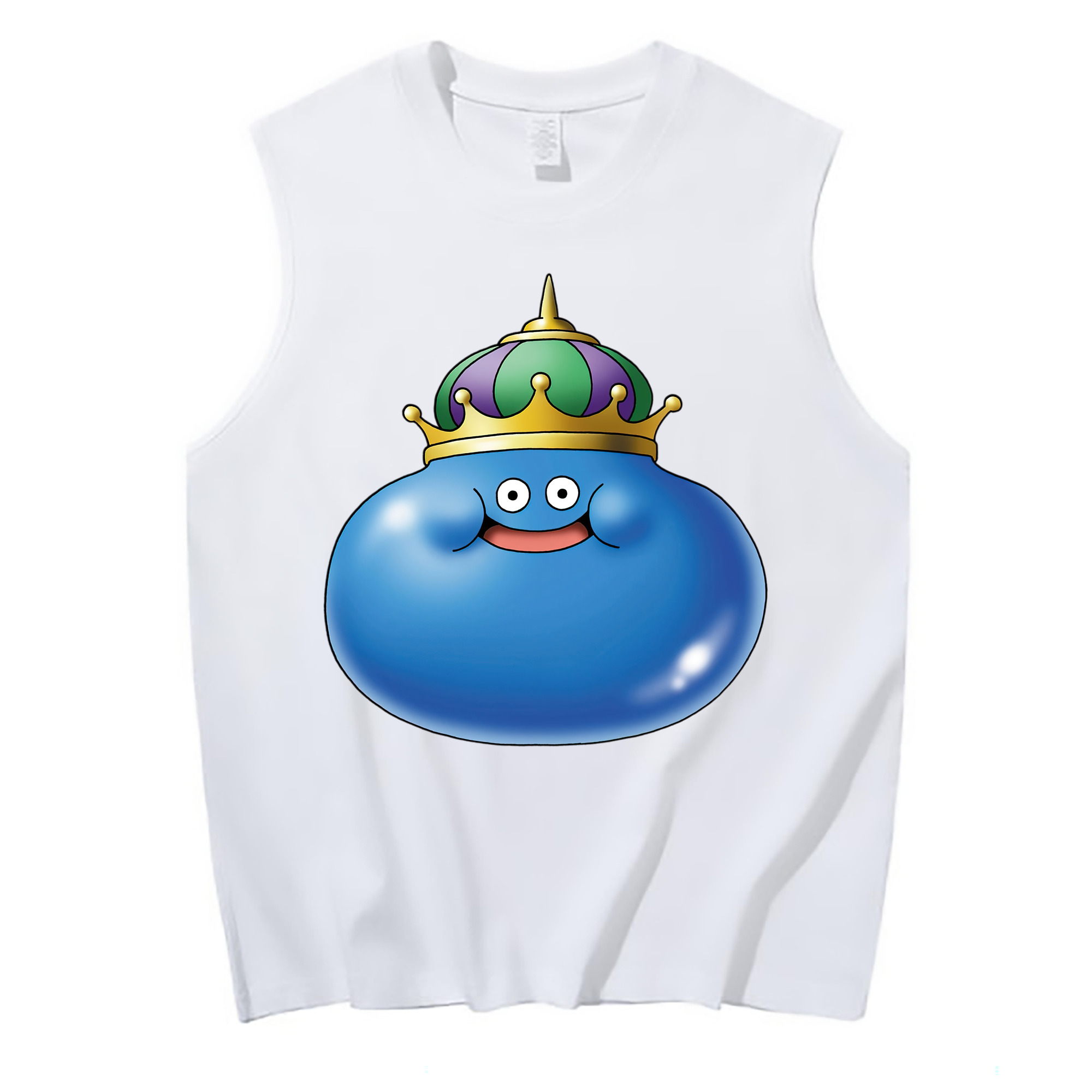 （画像用） ドラゴンクエスト Doragon Kuesuto Dragon Quest コットン100％タンクトップ（フロントプリント）
