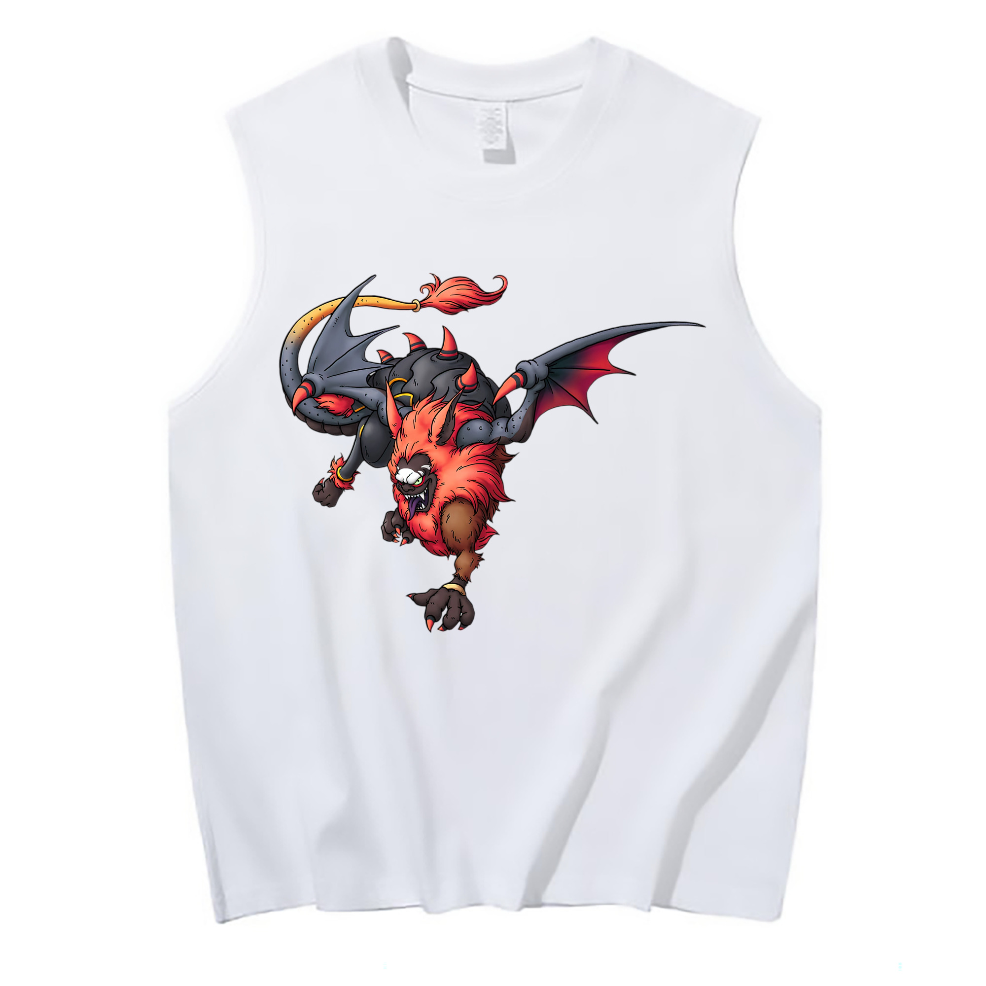 （画像用） ドラゴンクエスト Doragon Kuesuto Dragon Quest コットン100％タンクトップ（フロントプリント）