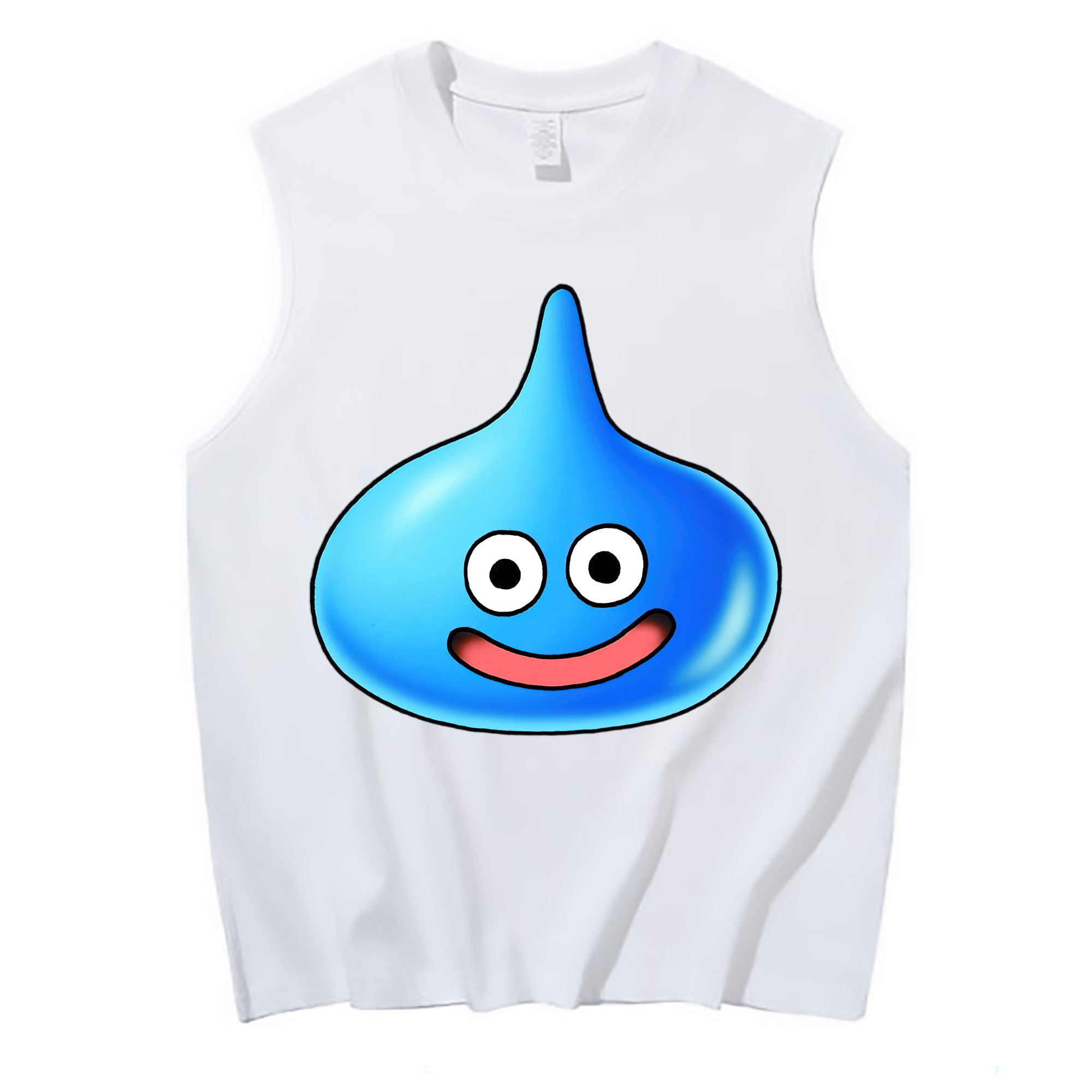（画像用） ドラゴンクエスト Doragon Kuesuto Dragon Quest コットン100％タンクトップ（フロントプリント）