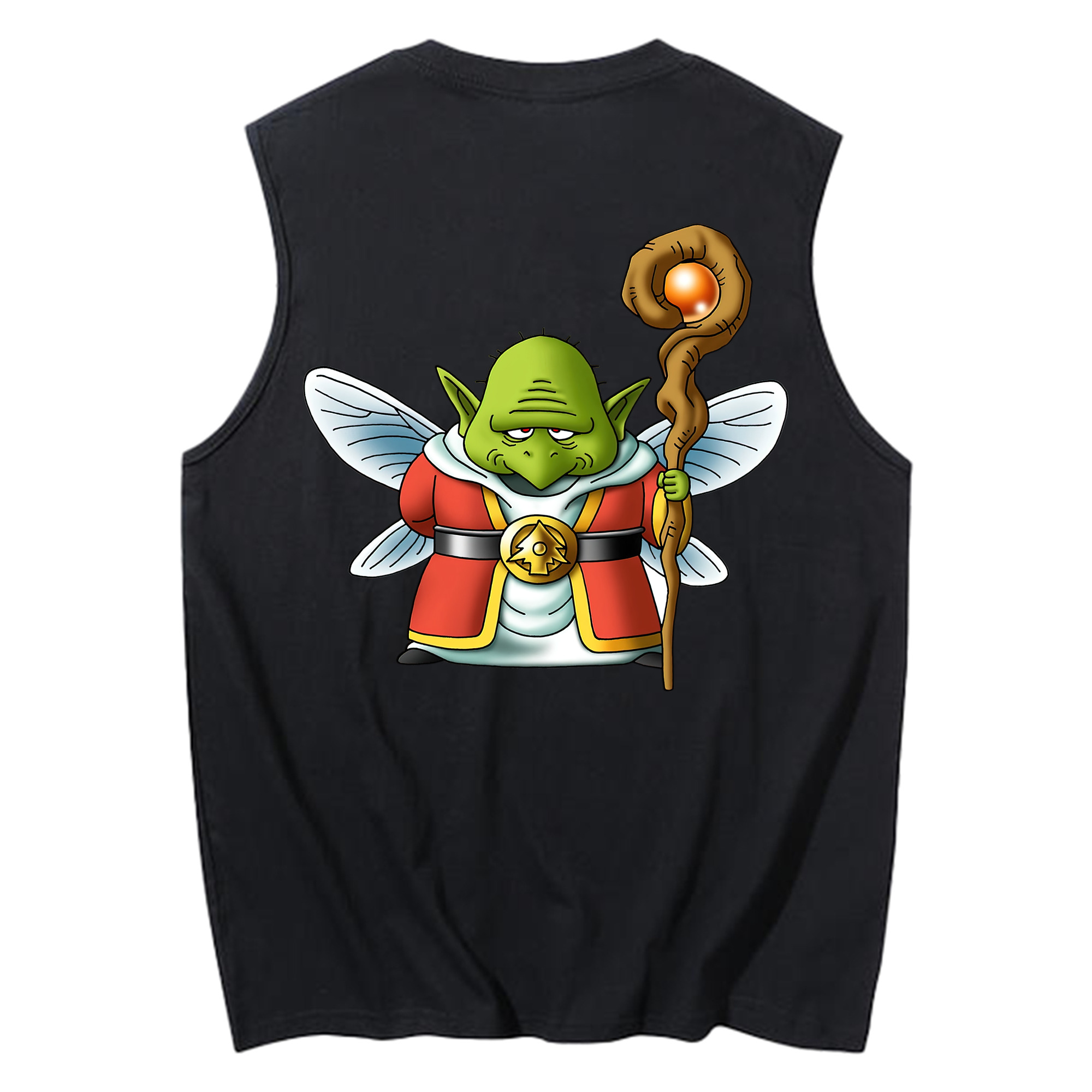 （画像用） ドラゴンクエスト Doragon Kuesuto Dragon Quest コットン100％タンクトップ（背面プリント）