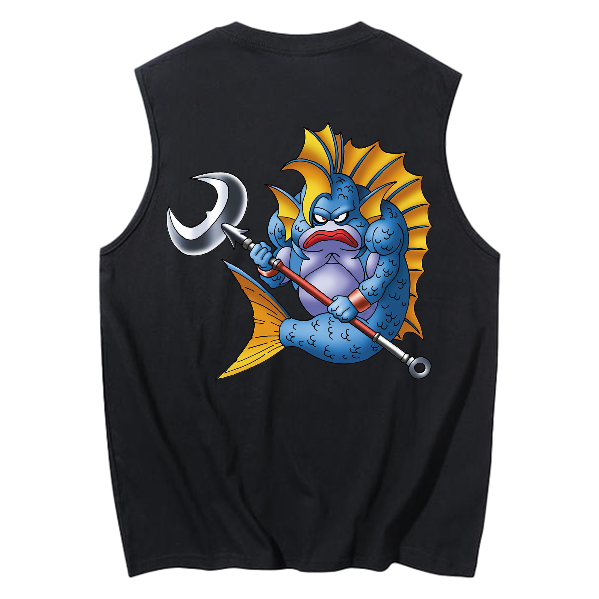 （画像用） ドラゴンクエスト Doragon Kuesuto Dragon Quest コットン100％タンクトップ（背面プリント）