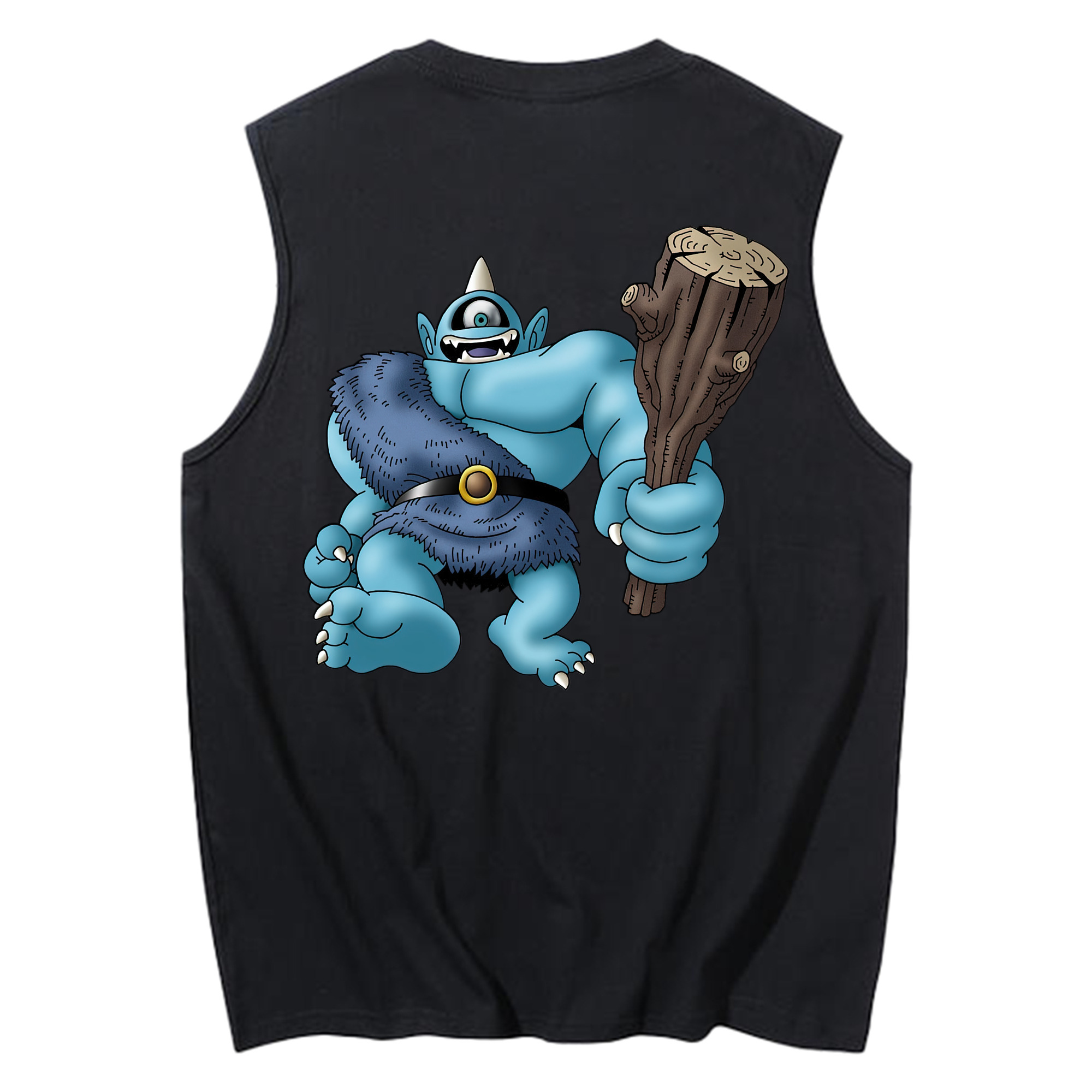 （画像用） ドラゴンクエスト Doragon Kuesuto Dragon Quest コットン100％タンクトップ（背面プリント）