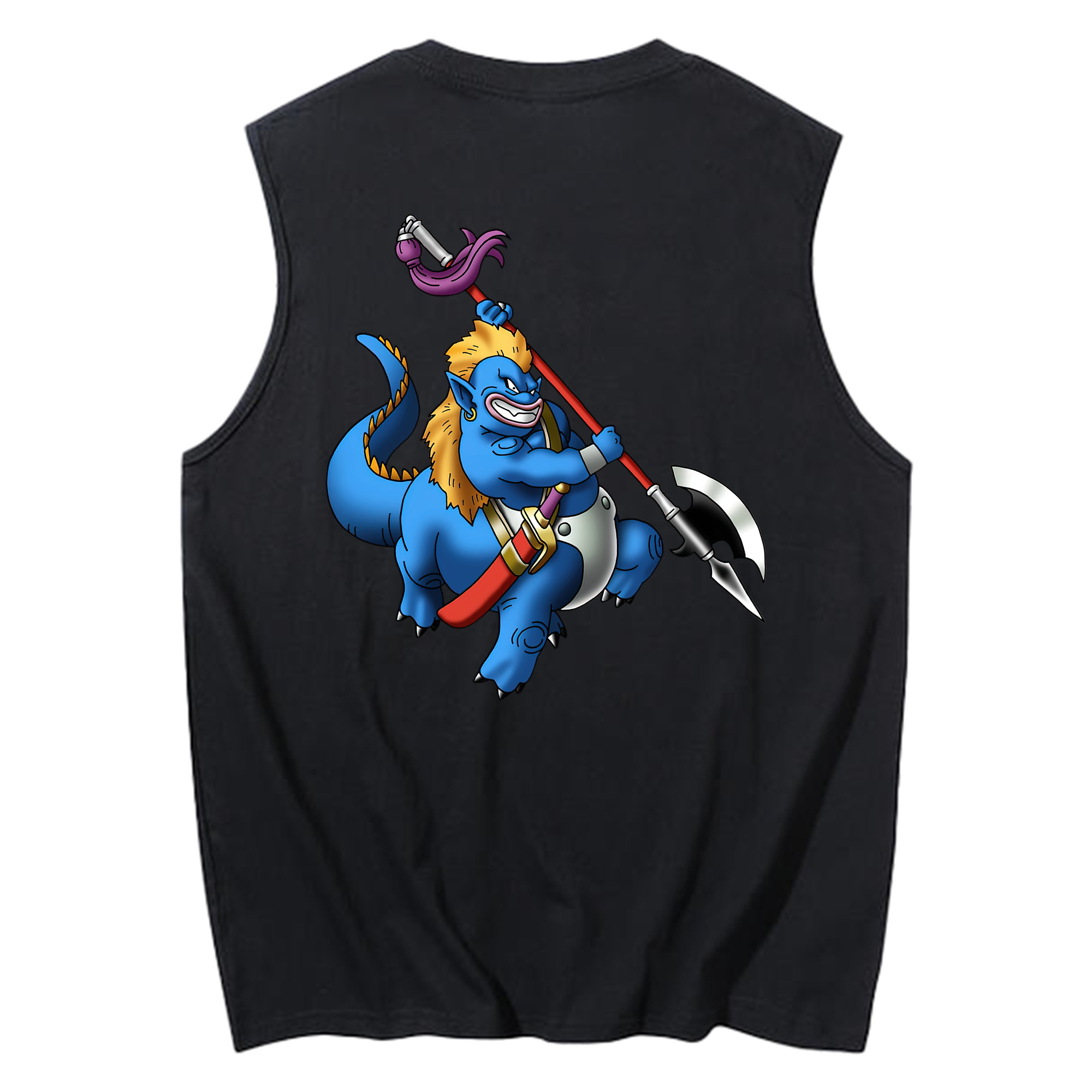 （画像用） ドラゴンクエスト Doragon Kuesuto Dragon Quest コットン100％タンクトップ（背面プリント）