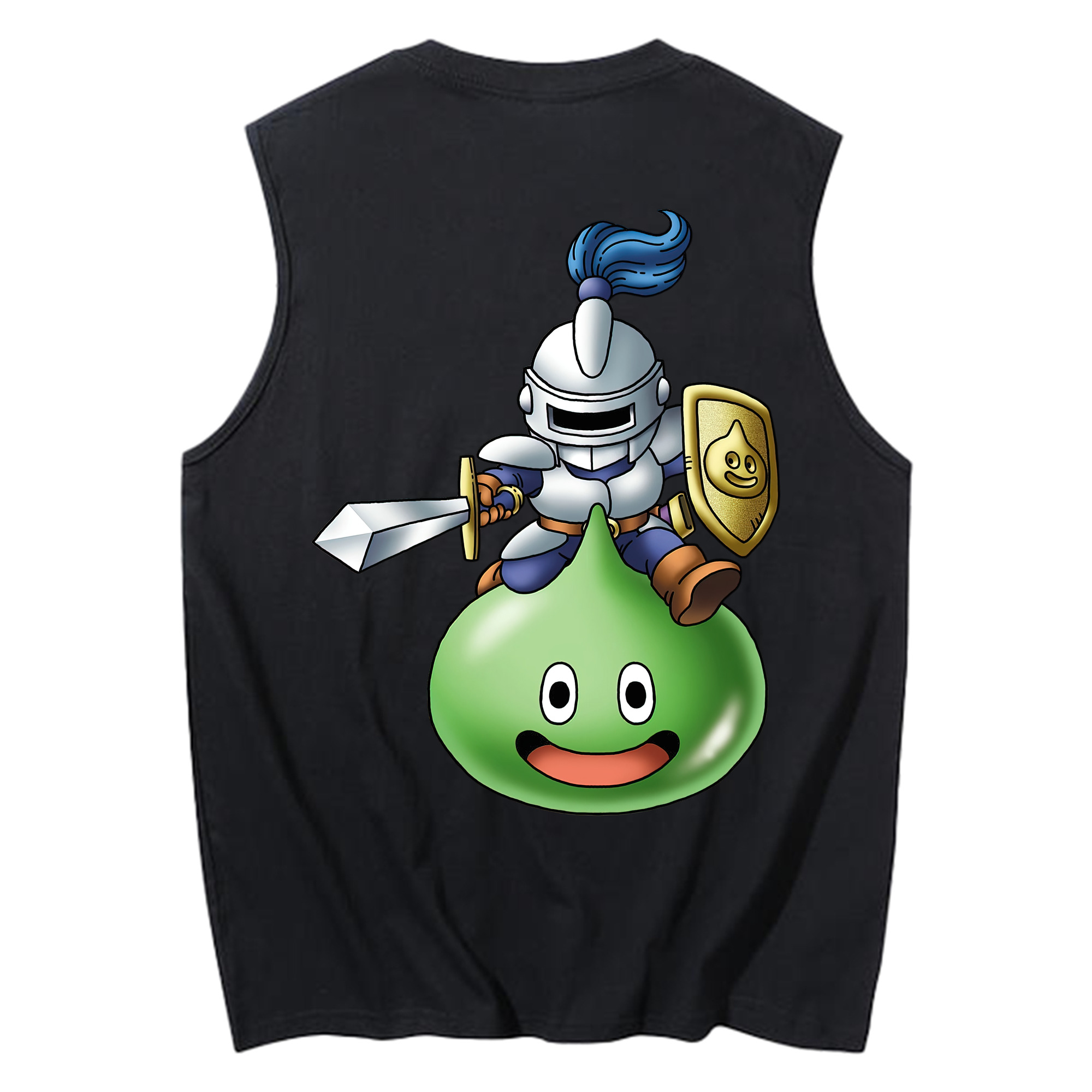 （画像用） ドラゴンクエスト Doragon Kuesuto Dragon Quest コットン100％タンクトップ（背面プリント）