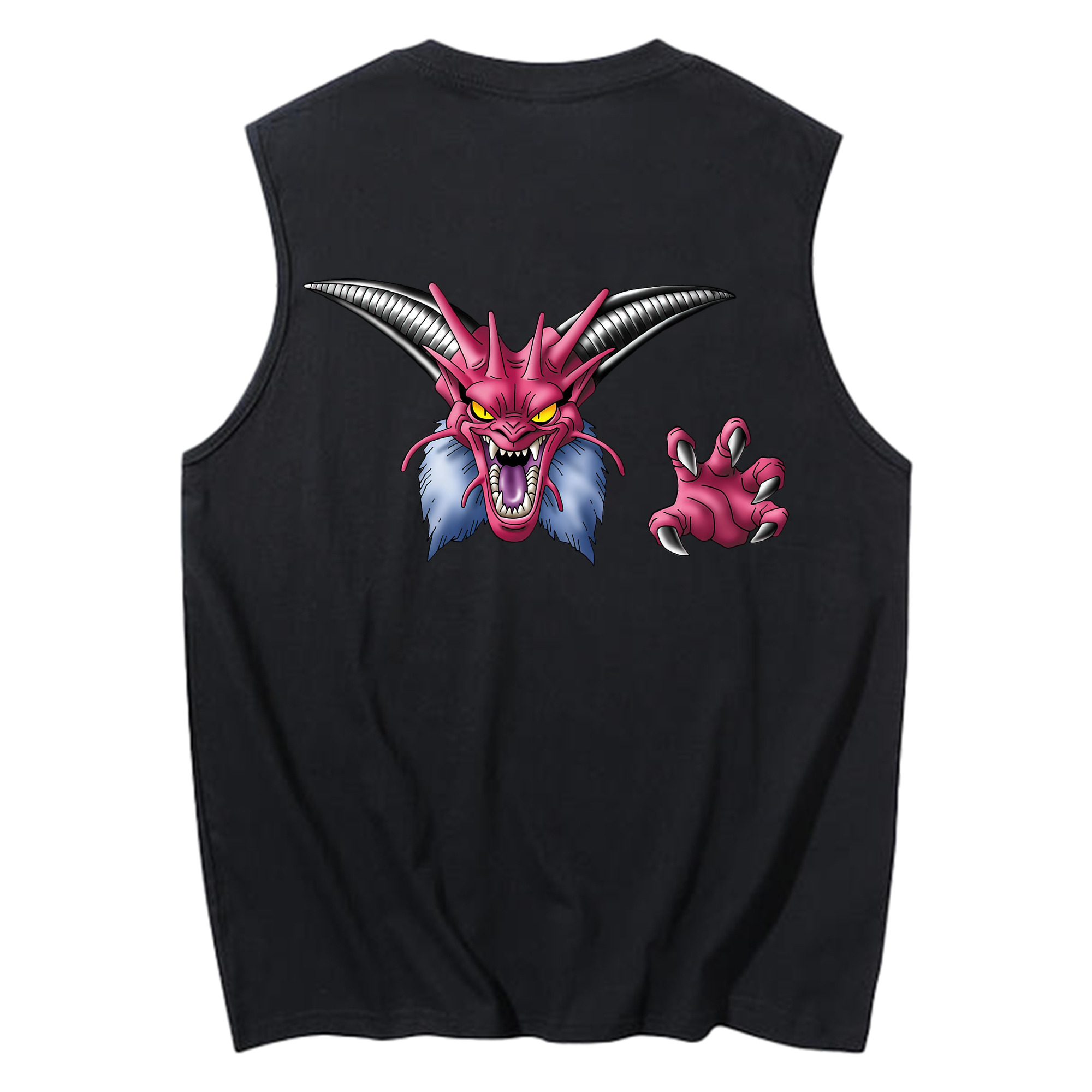 （画像用） ドラゴンクエスト Doragon Kuesuto Dragon Quest コットン100％タンクトップ（背面プリント）