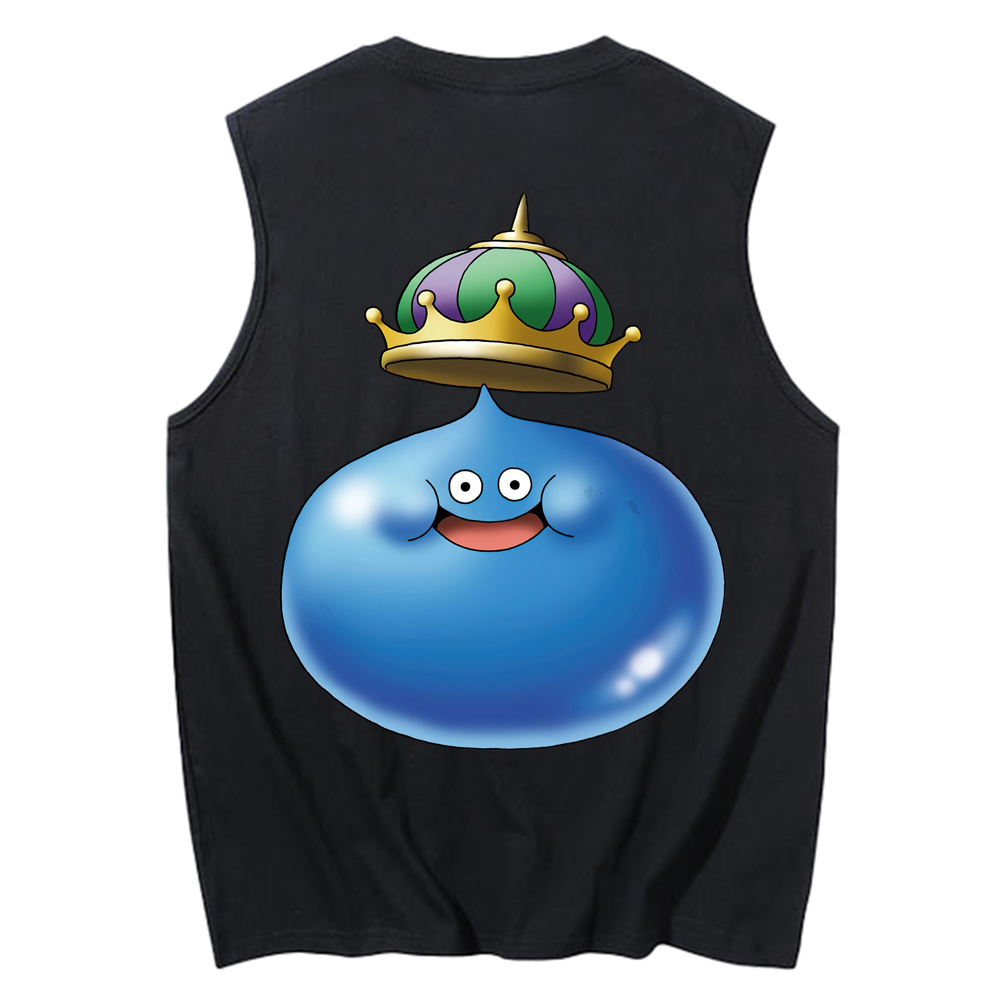 （画像用） ドラゴンクエスト Doragon Kuesuto Dragon Quest コットン100％タンクトップ（背面プリント）