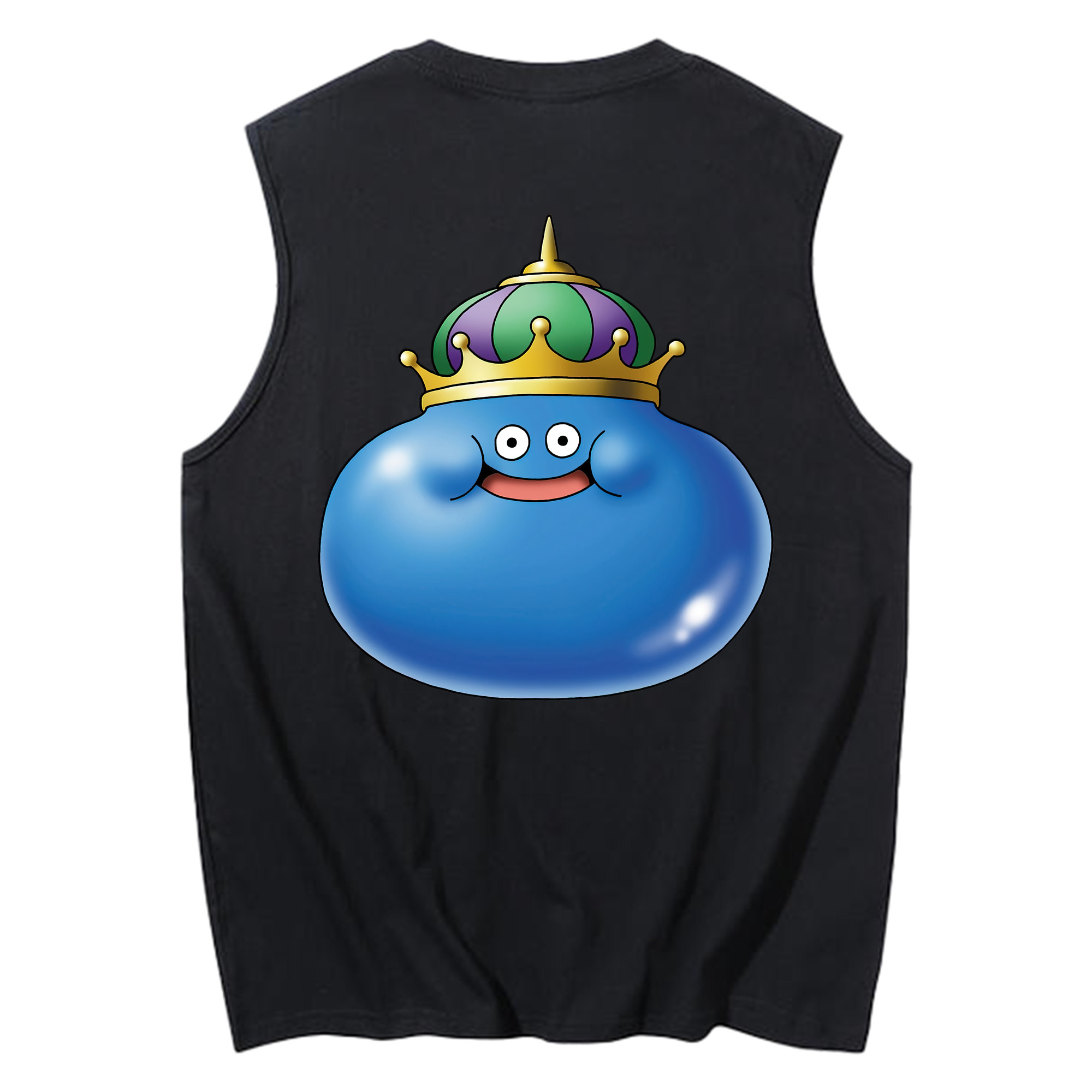 （画像用） ドラゴンクエスト Doragon Kuesuto Dragon Quest コットン100％タンクトップ（背面プリント）