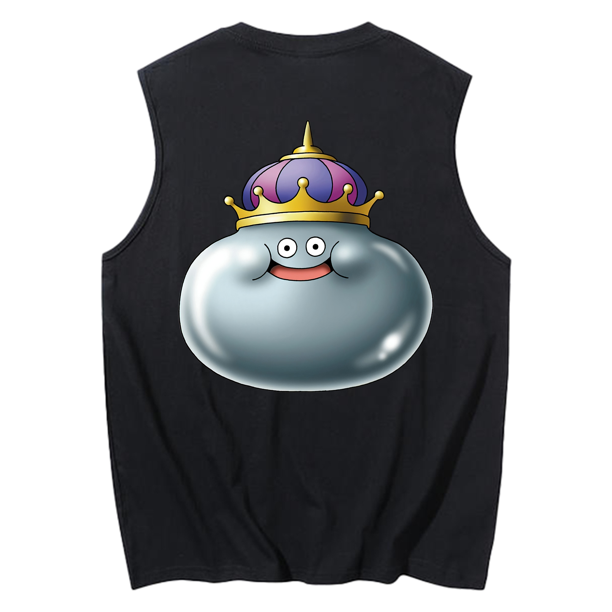 （画像用） ドラゴンクエスト Doragon Kuesuto Dragon Quest コットン100％タンクトップ（背面プリント）