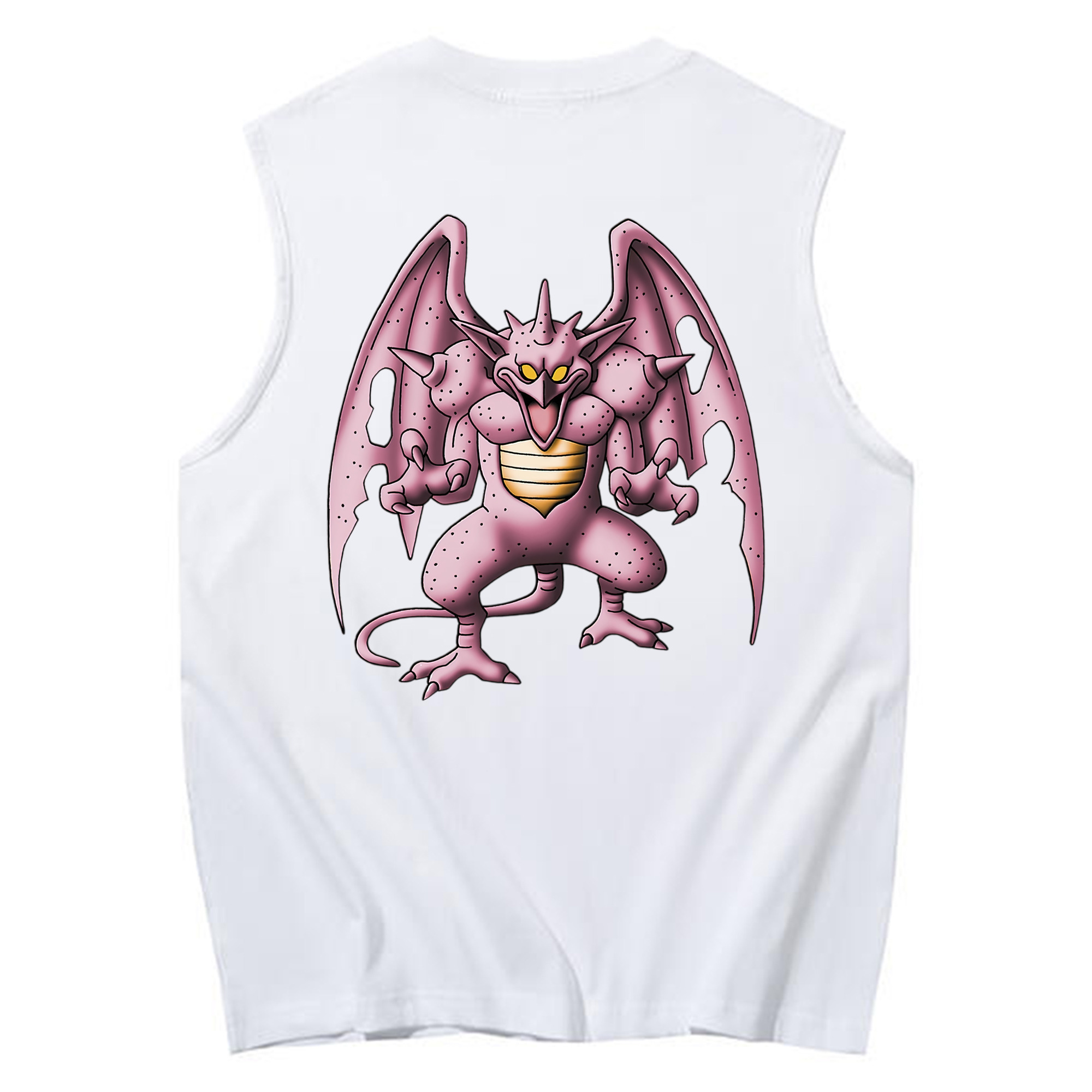 （画像用） ドラゴンクエスト Doragon Kuesuto Dragon Quest コットン100％タンクトップ（背面プリント）