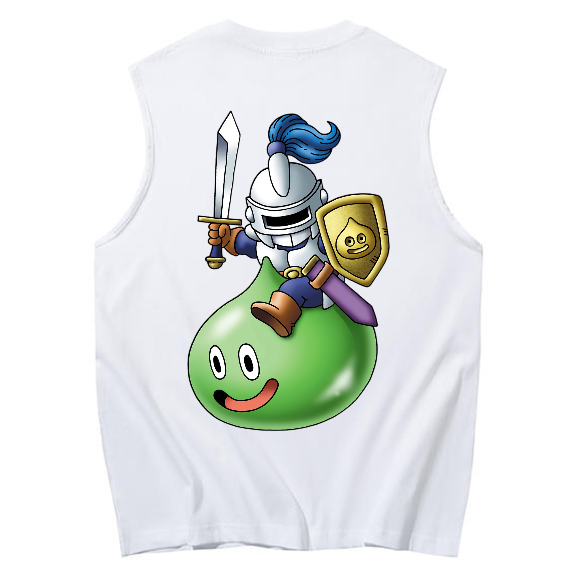 （画像用） ドラゴンクエスト Doragon Kuesuto Dragon Quest コットン100％タンクトップ（背面プリント）