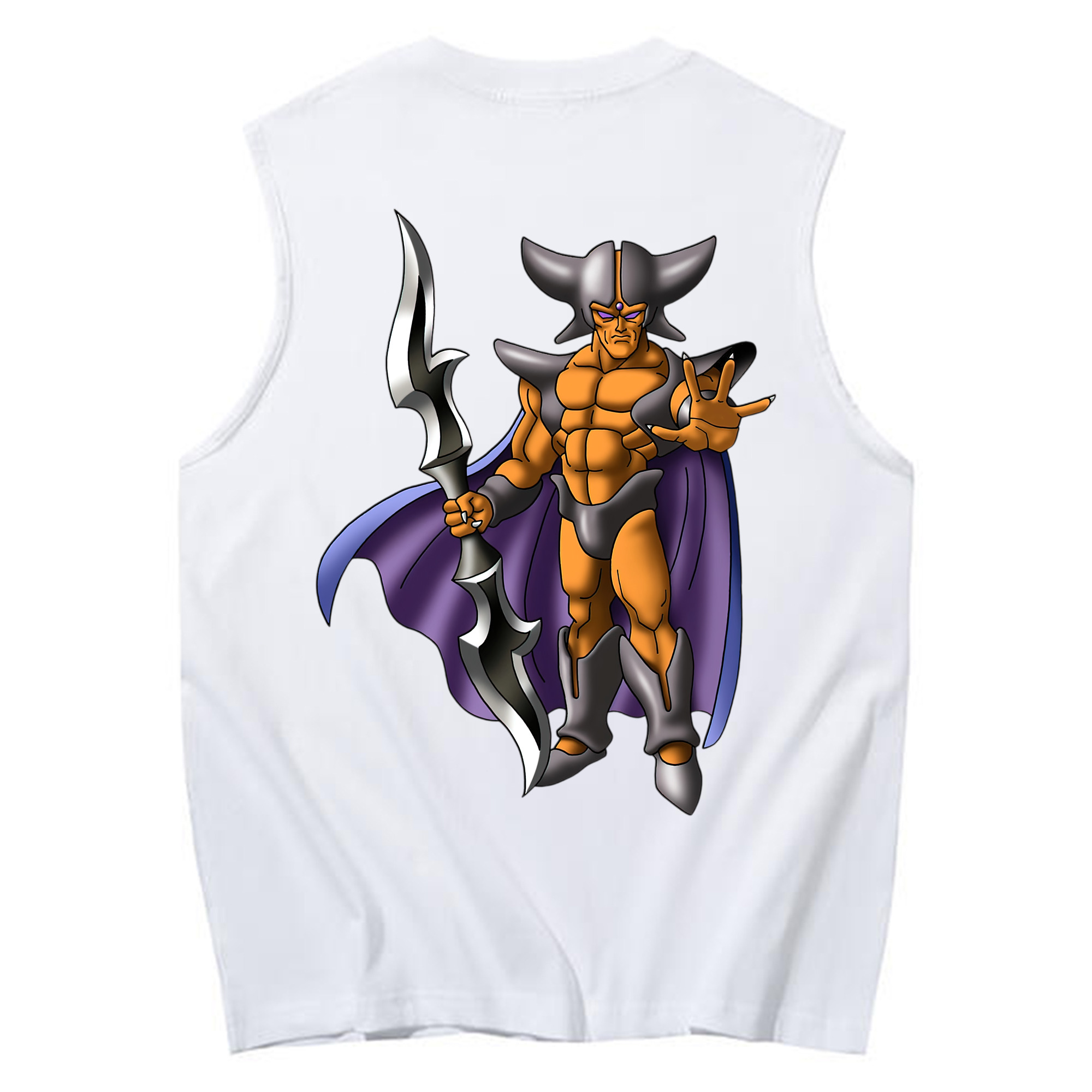 （画像用） ドラゴンクエスト Doragon Kuesuto Dragon Quest コットン100％タンクトップ（背面プリント）
