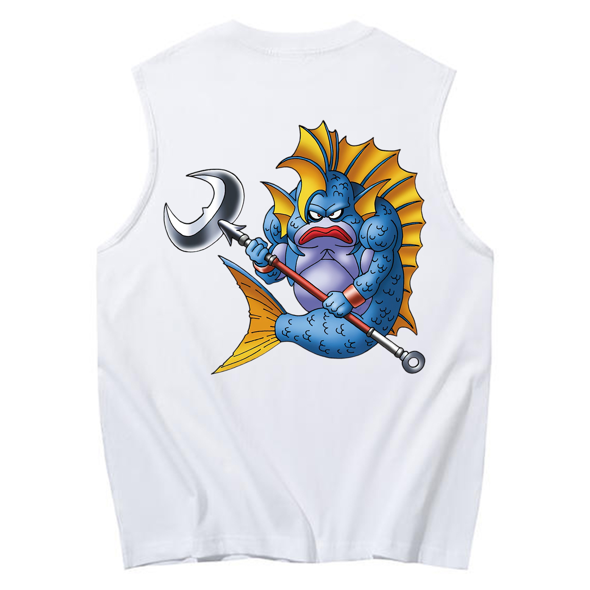 （画像用） ドラゴンクエスト Doragon Kuesuto Dragon Quest コットン100％タンクトップ（背面プリント）