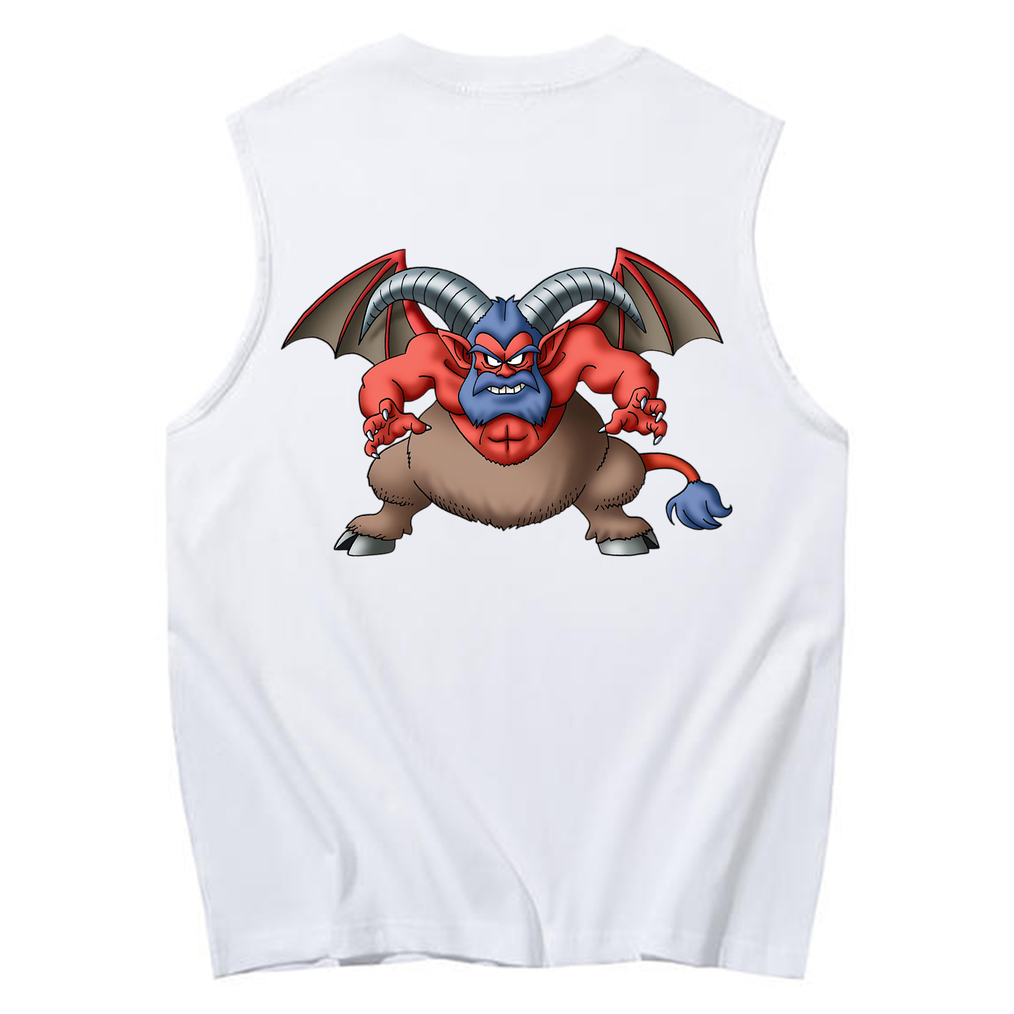 （画像用） ドラゴンクエスト Doragon Kuesuto Dragon Quest コットン100％タンクトップ（背面プリント）
