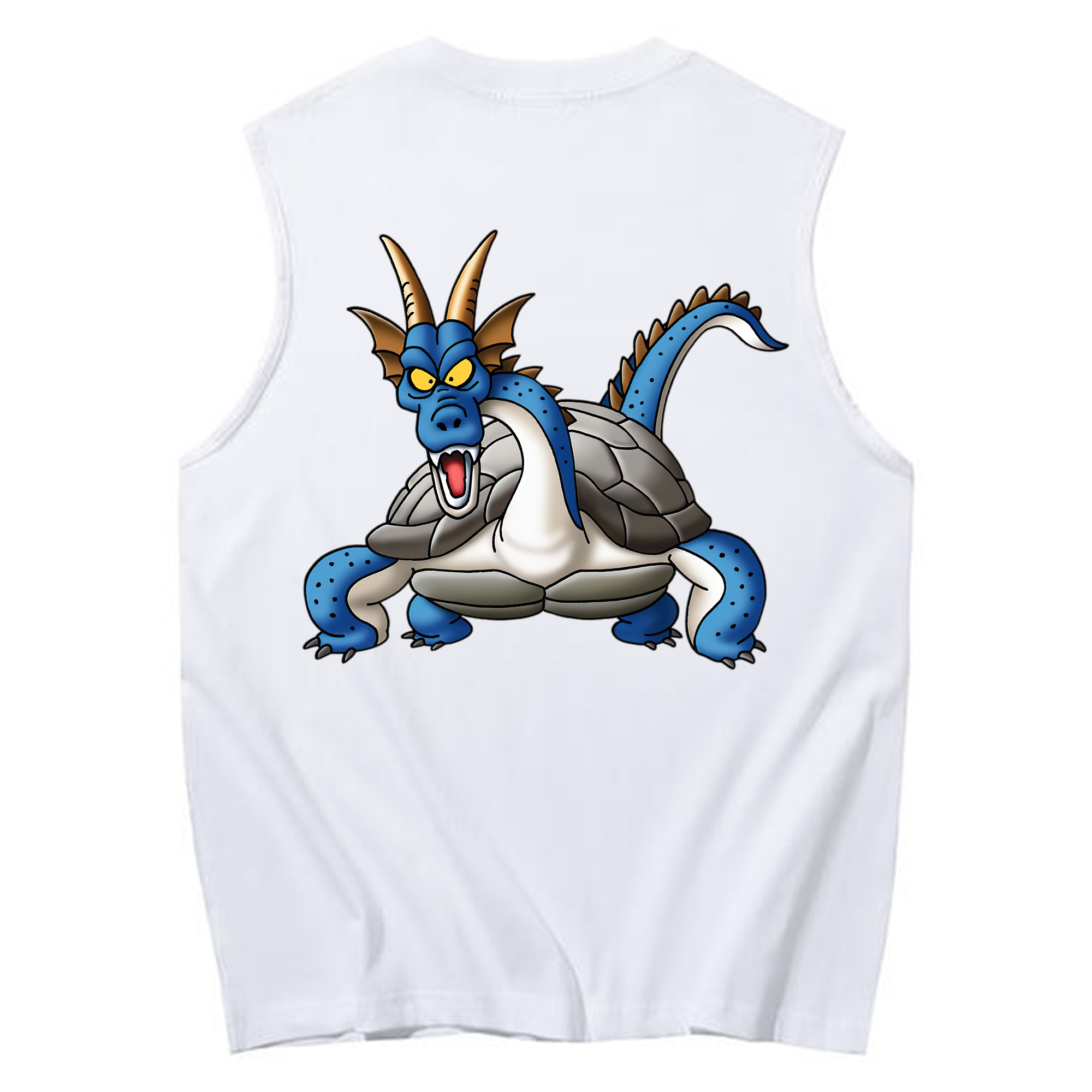 （画像用） ドラゴンクエスト Doragon Kuesuto Dragon Quest コットン100％タンクトップ（背面プリント）