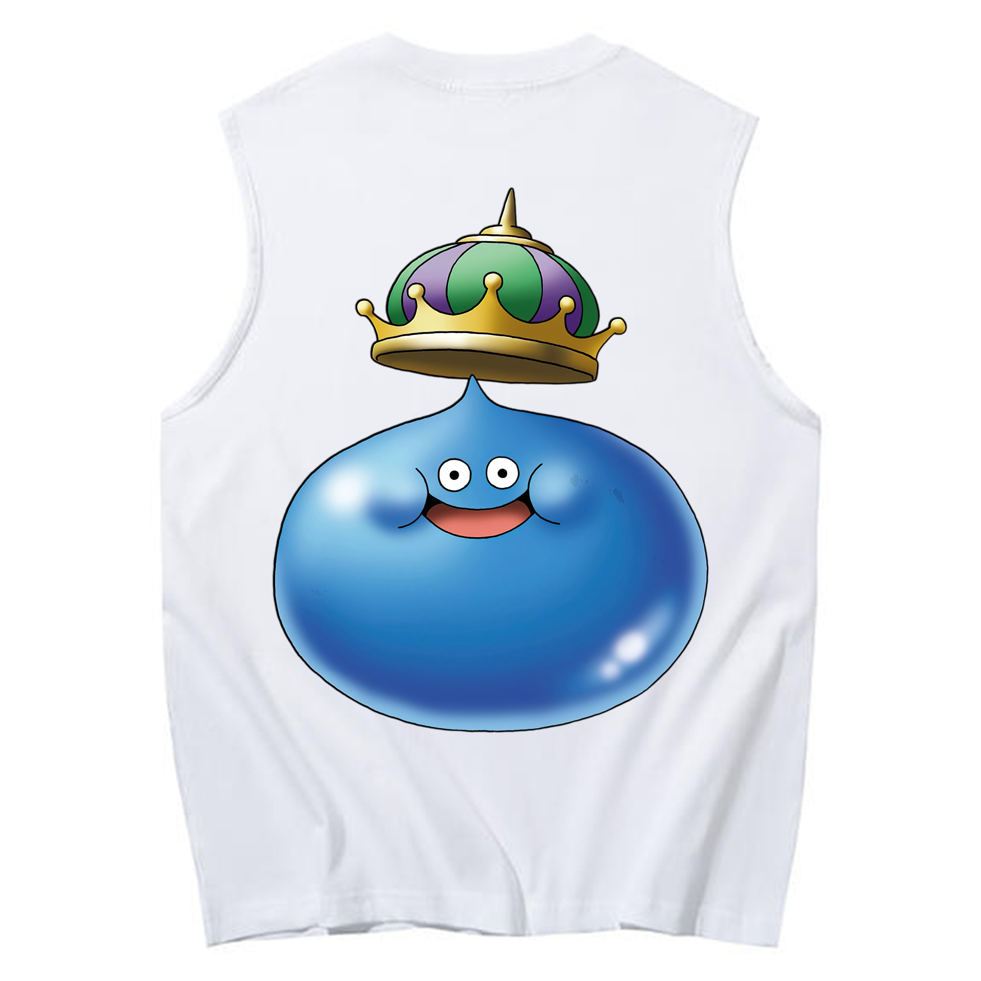 （画像用） ドラゴンクエスト Doragon Kuesuto Dragon Quest コットン100％タンクトップ（背面プリント）