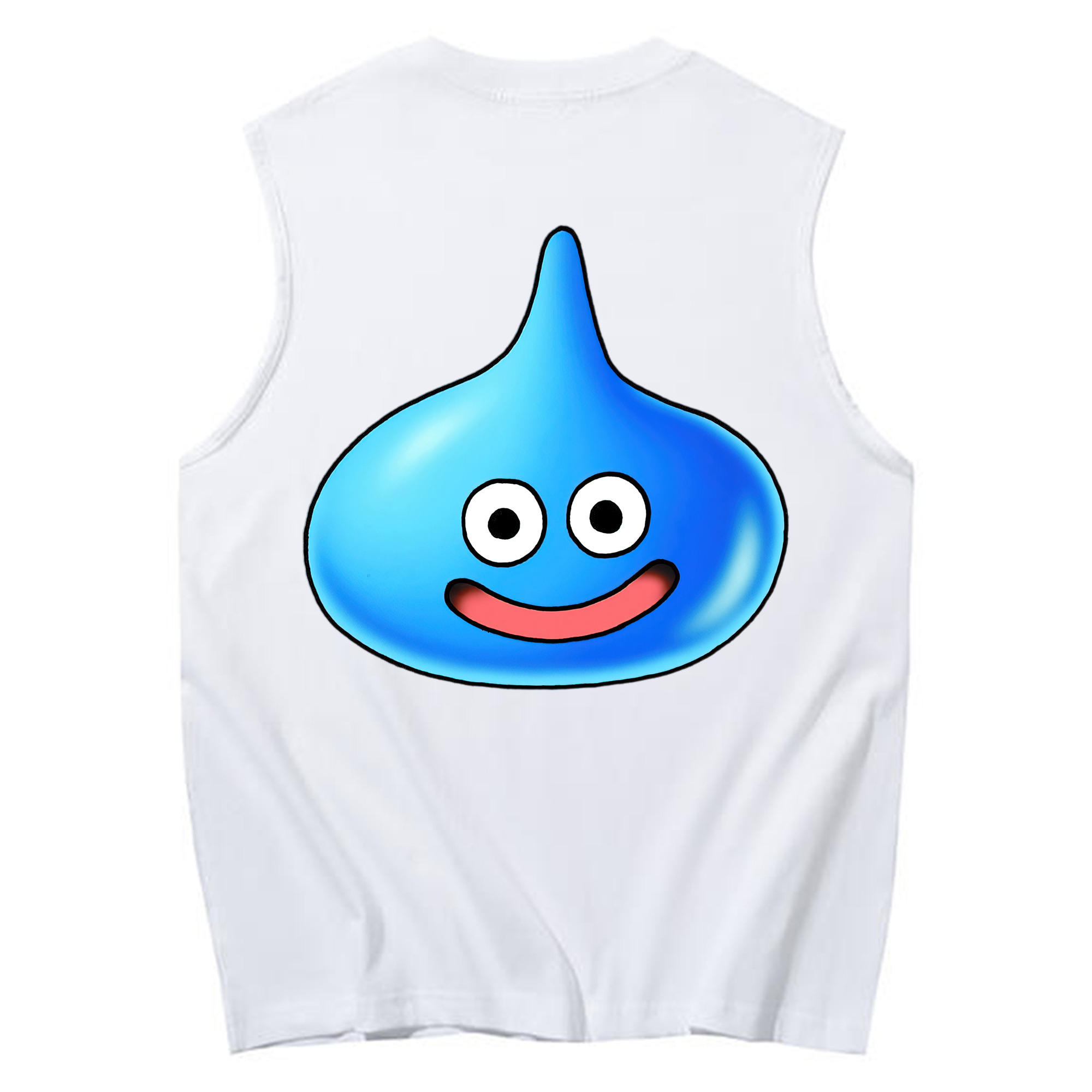 （画像用） ドラゴンクエスト Doragon Kuesuto Dragon Quest コットン100％タンクトップ（背面プリント）